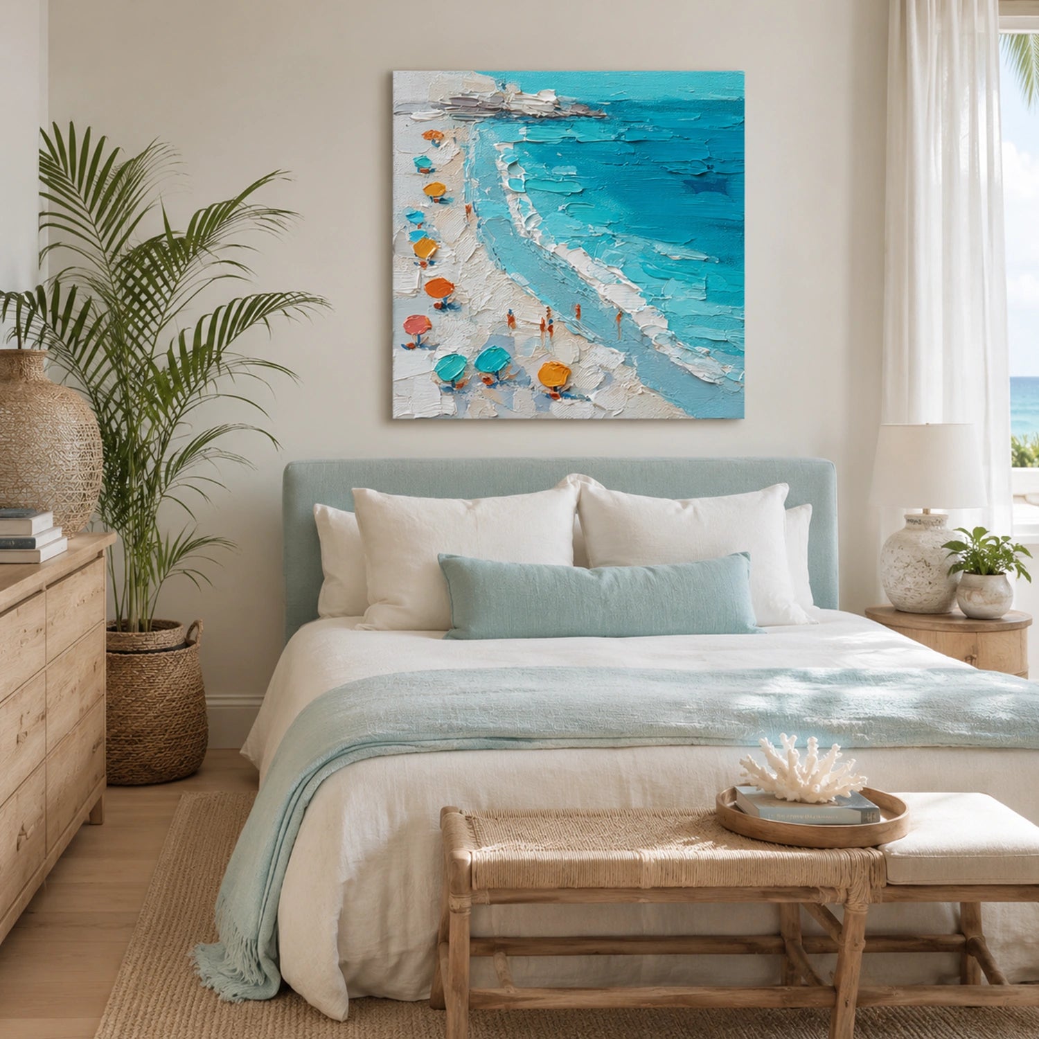 Ocean Abstract Textured Wall Art #OP072