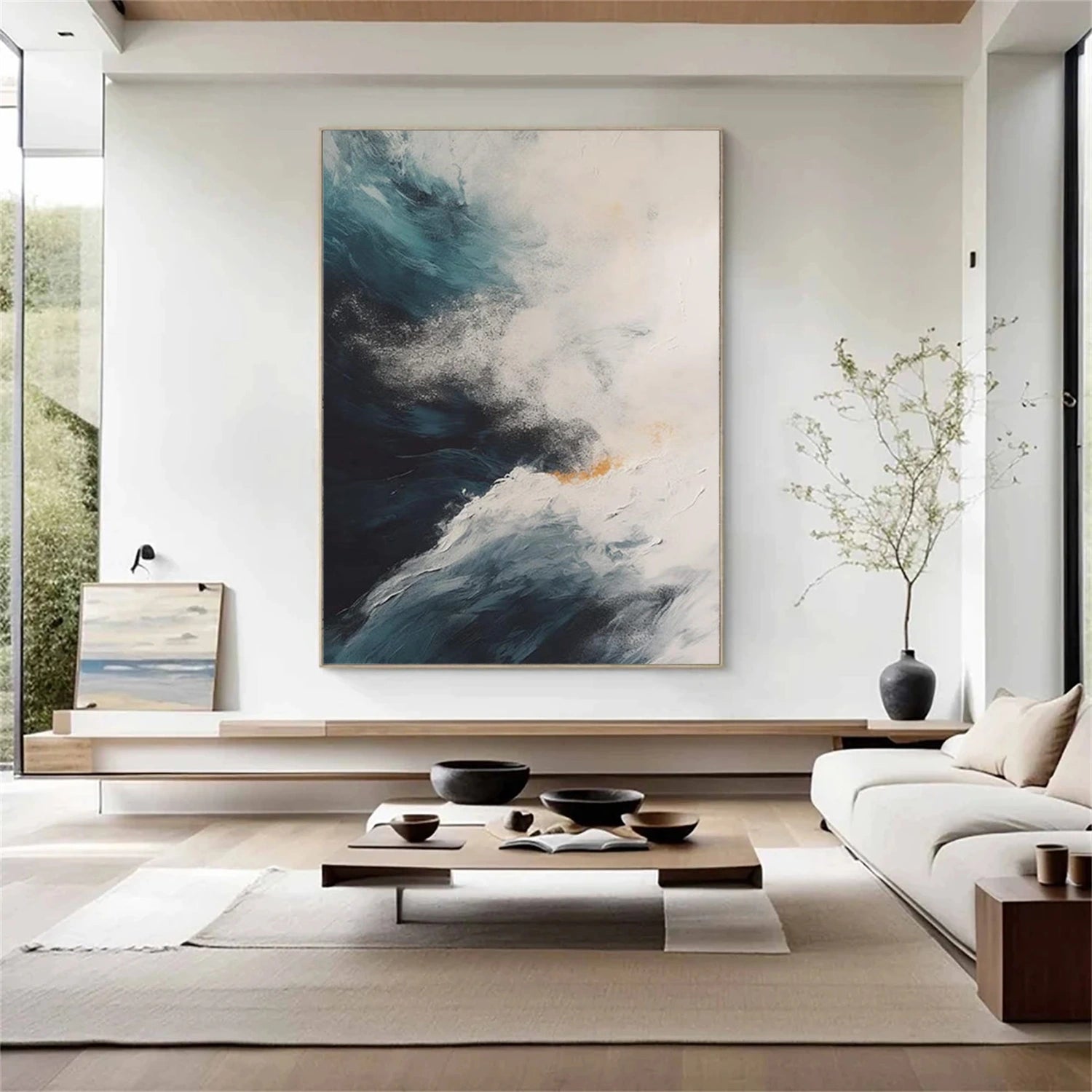 Ocean Abstract Wall Art #OP066