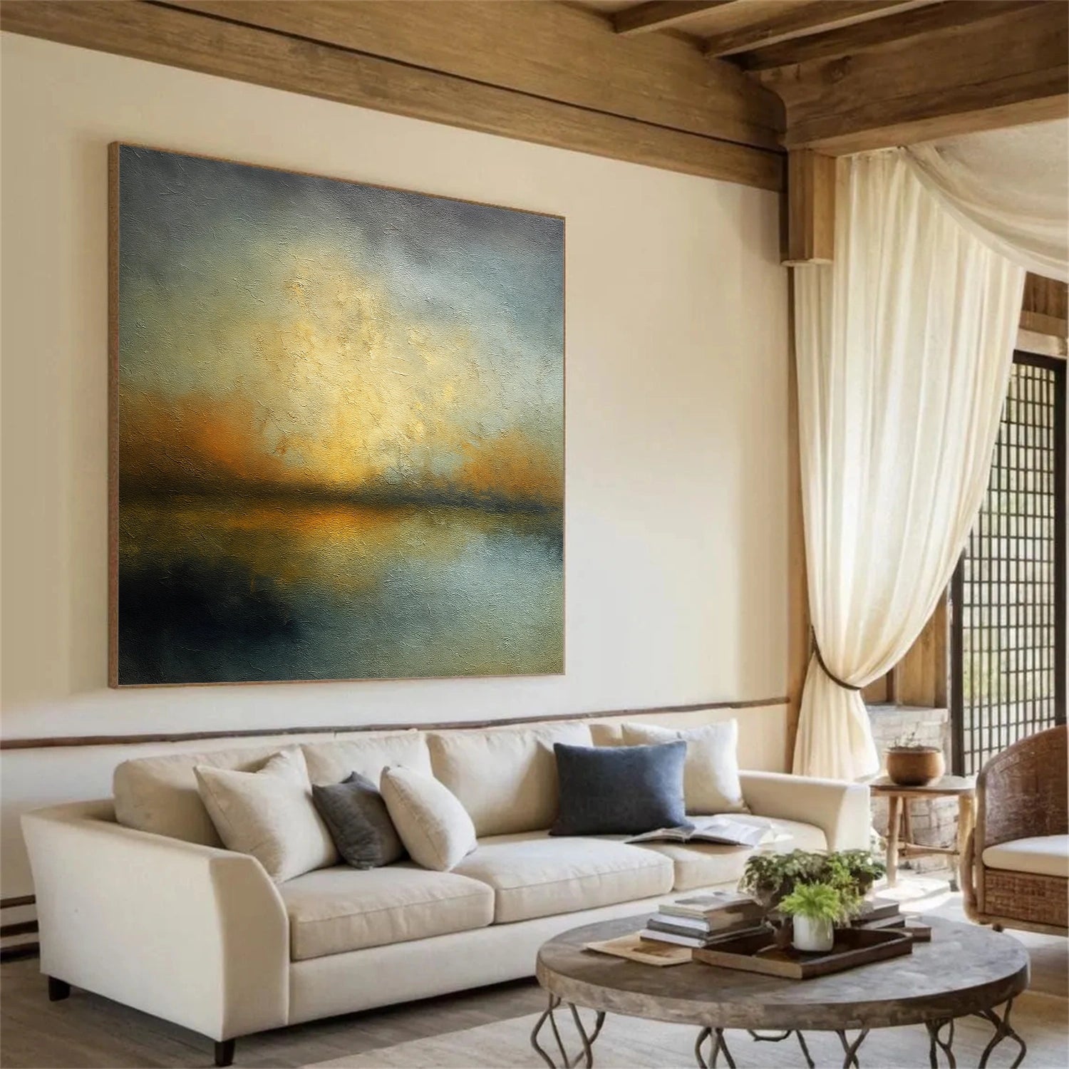 Abstract Canvas Wall Art #AP230