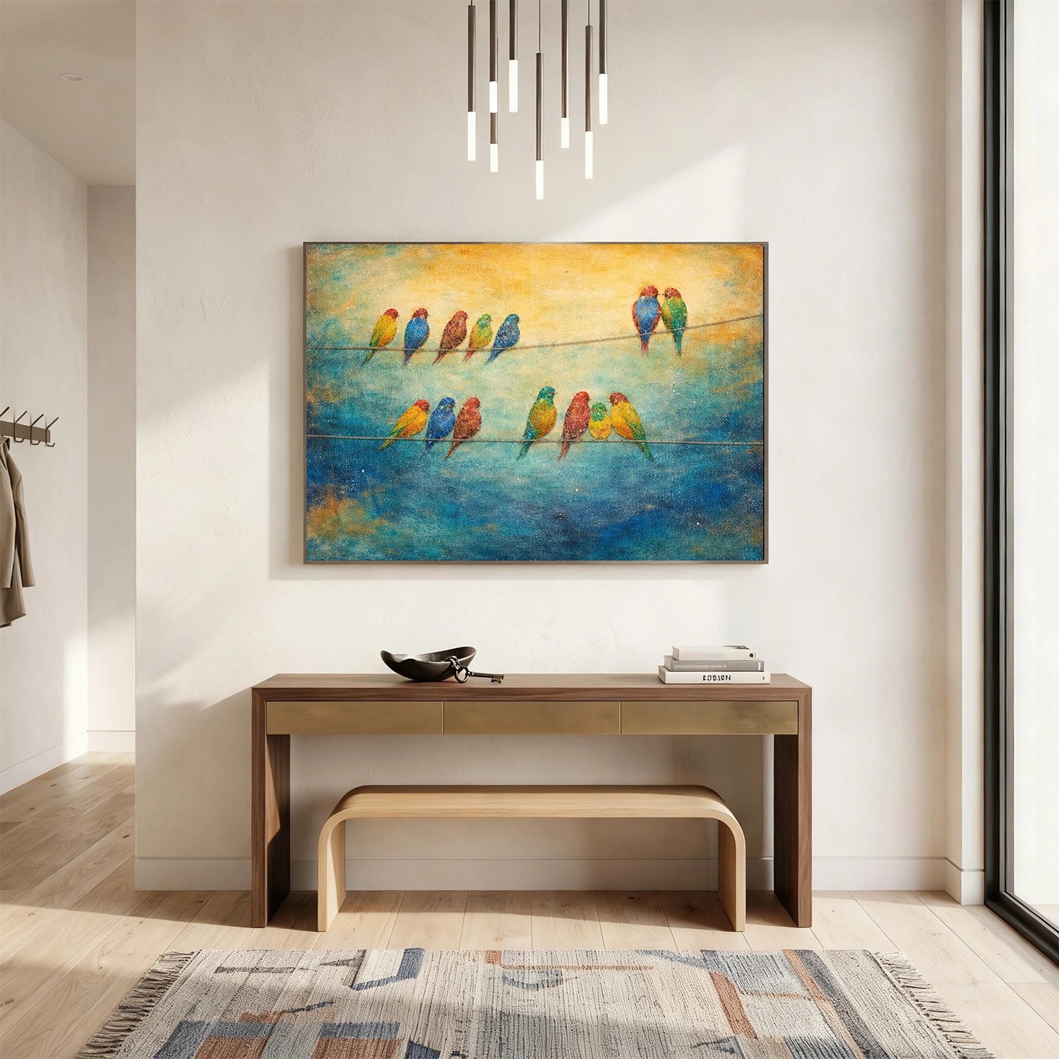 Abstract Animal Bird Wall Art #AC132