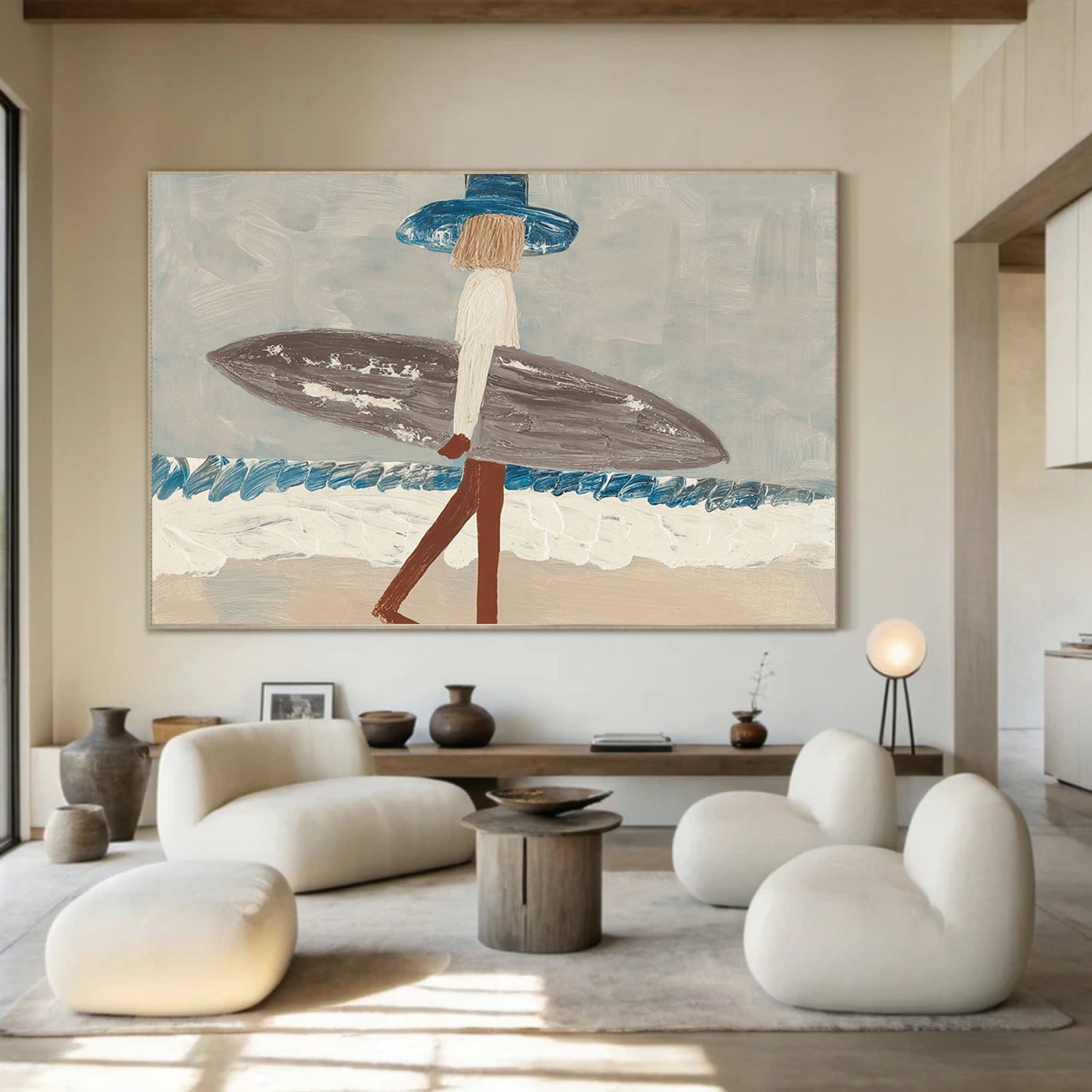 Abstract Portrait Canvas Art #AE097