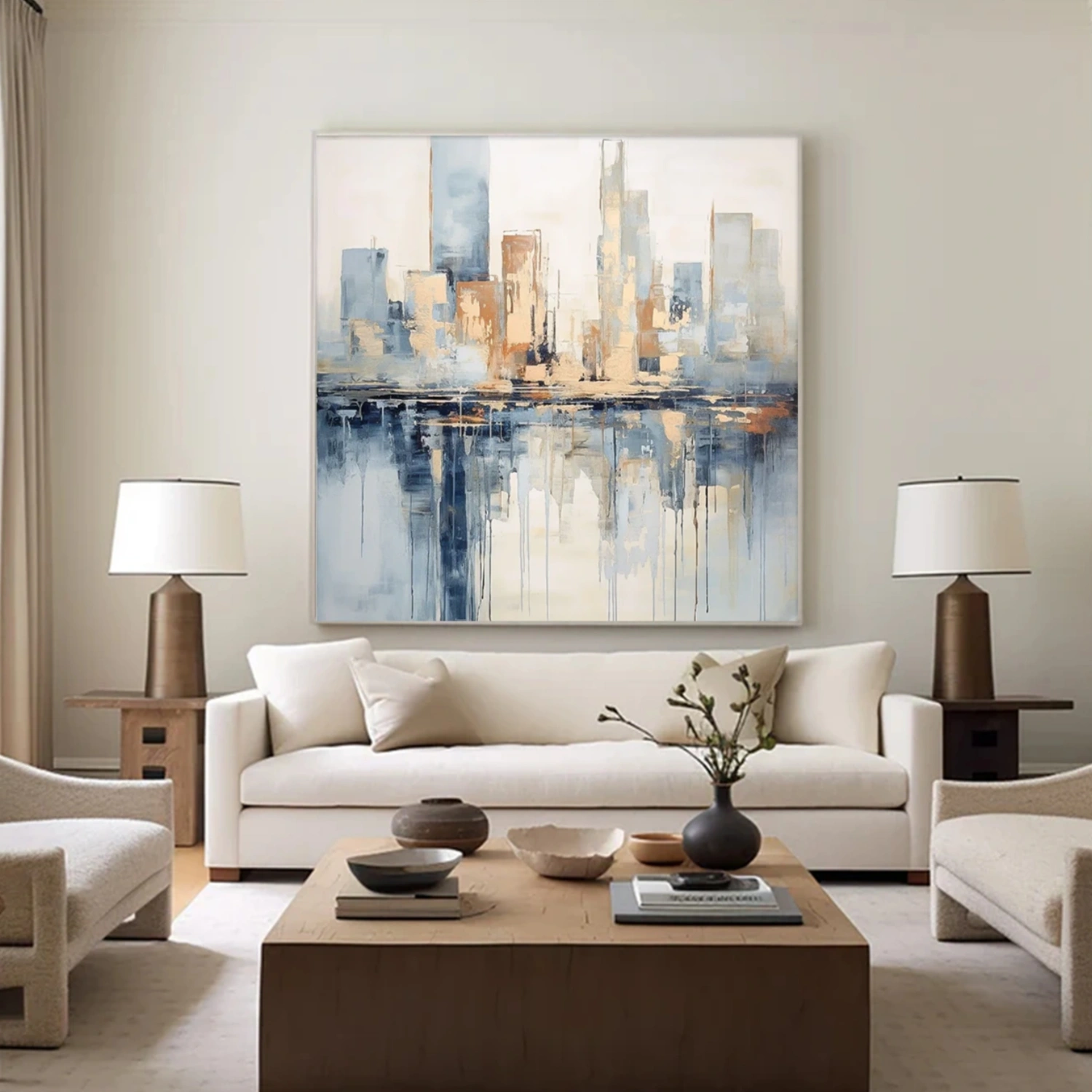 Abstract Painting Canvas #AP196