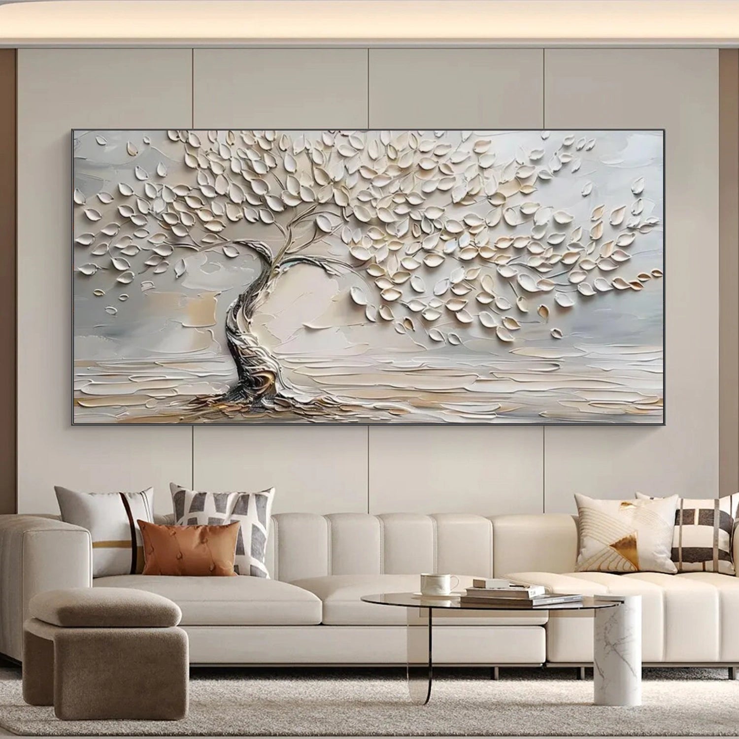 Tree Abstract Textured Wall Art #TP095