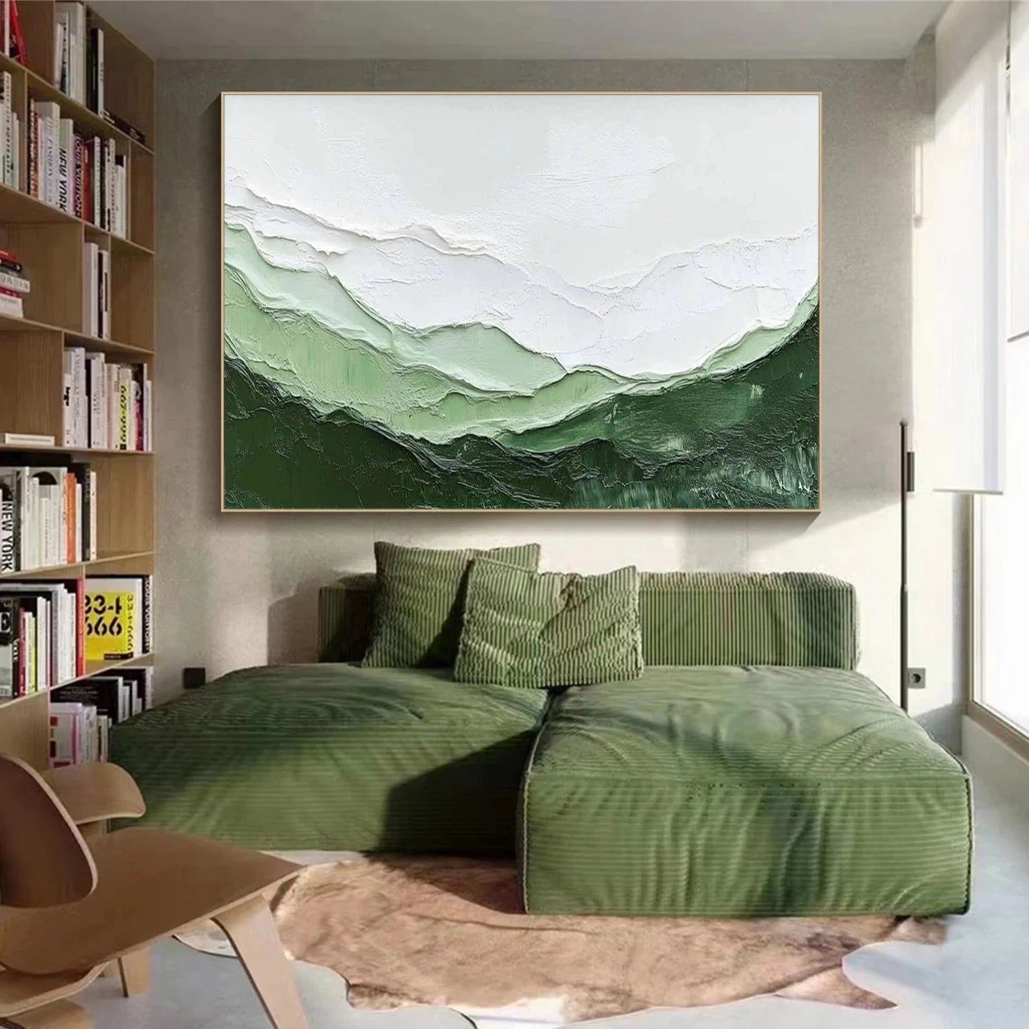 Abstract Textured Painting Canvas #AT073