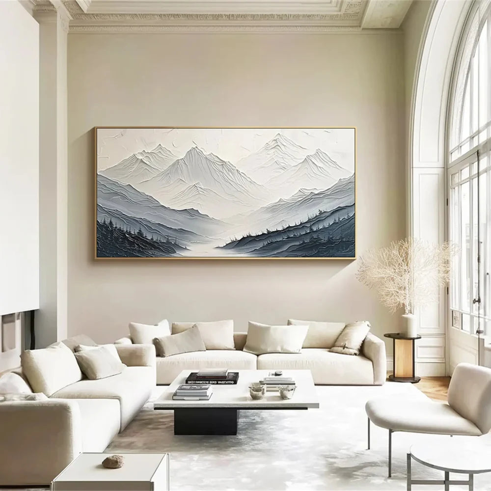 Mountain Textured Abstract Painting #MO010