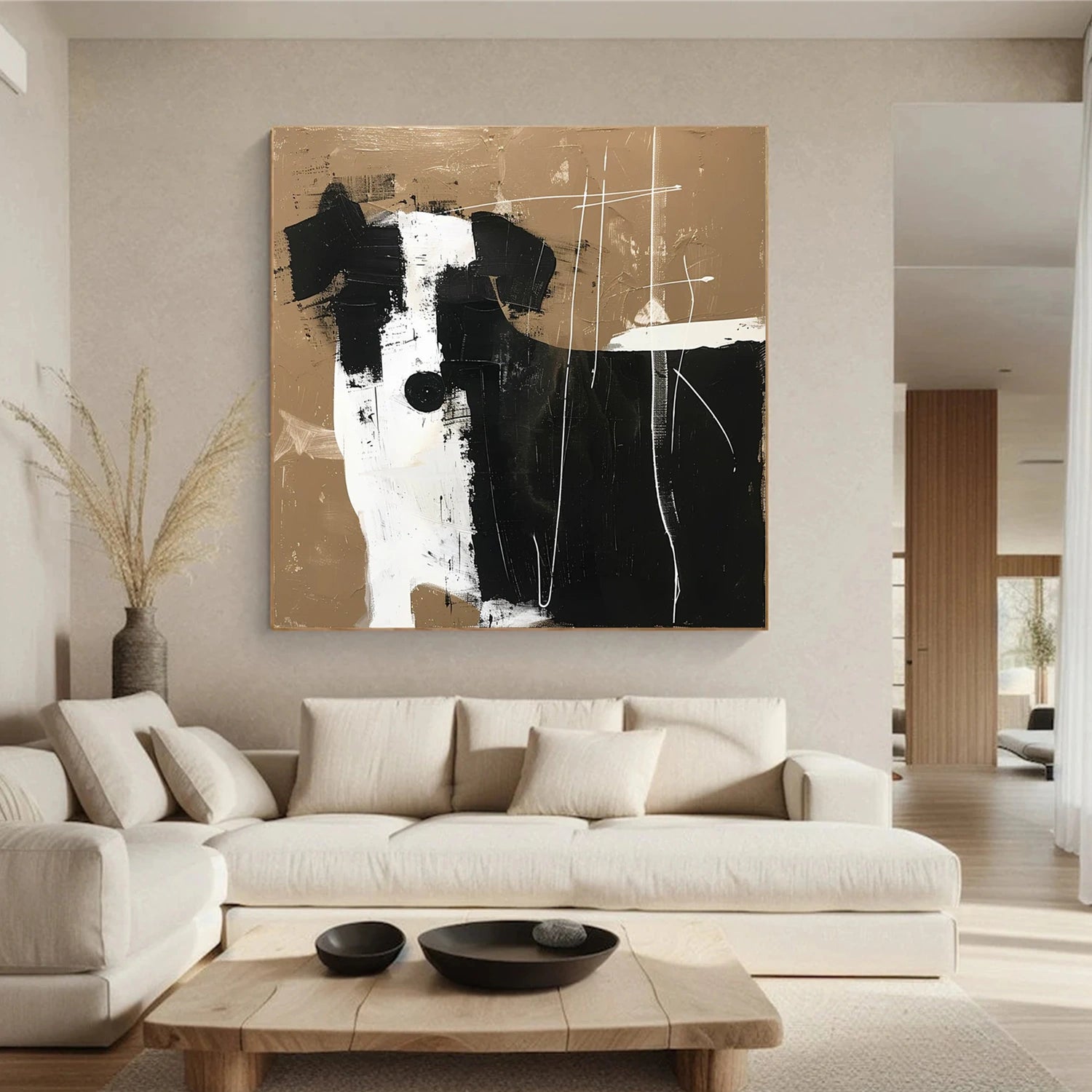 Abstract Animal Dog Wall Art #AC058