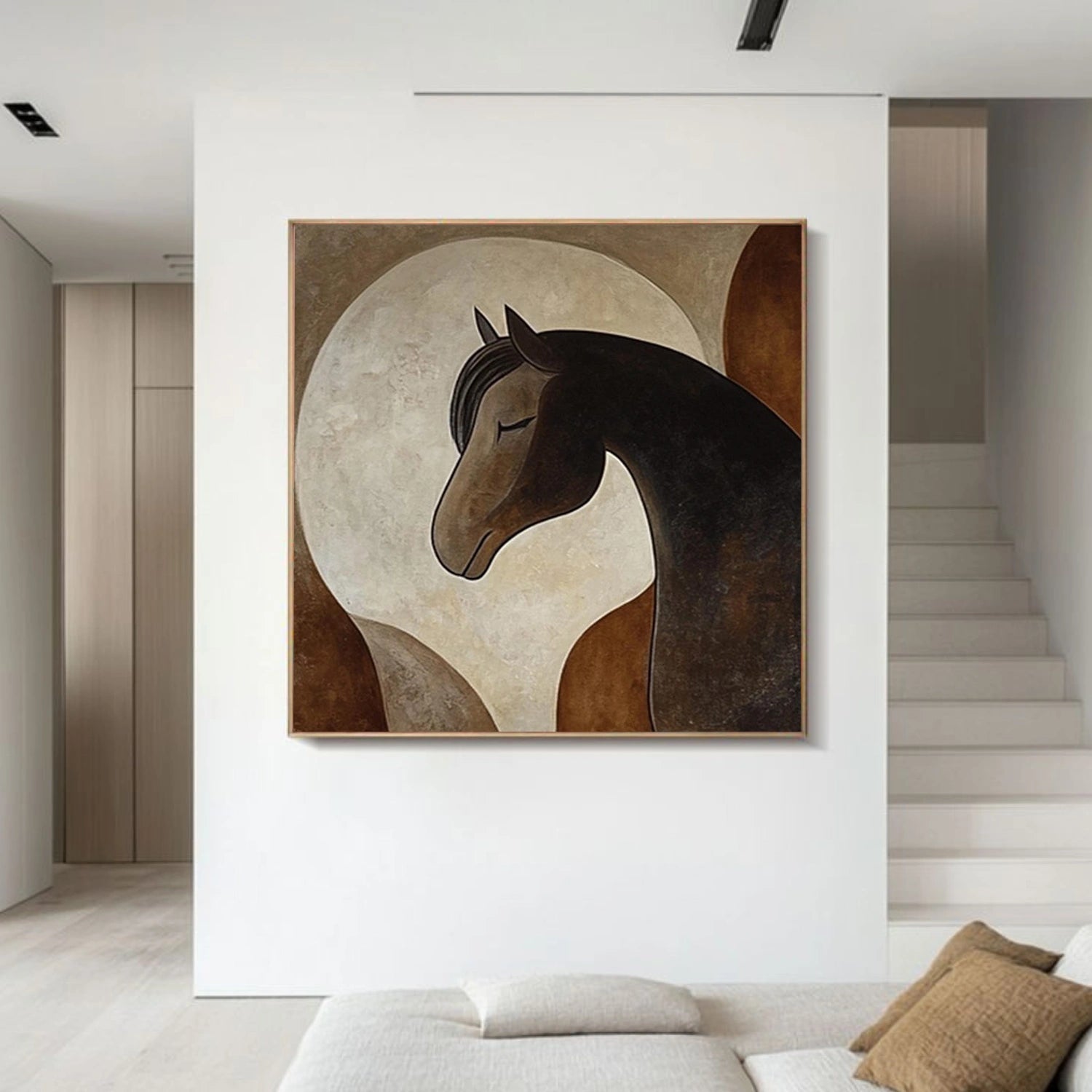 Abstract Animal Horse Wall Art #AC118