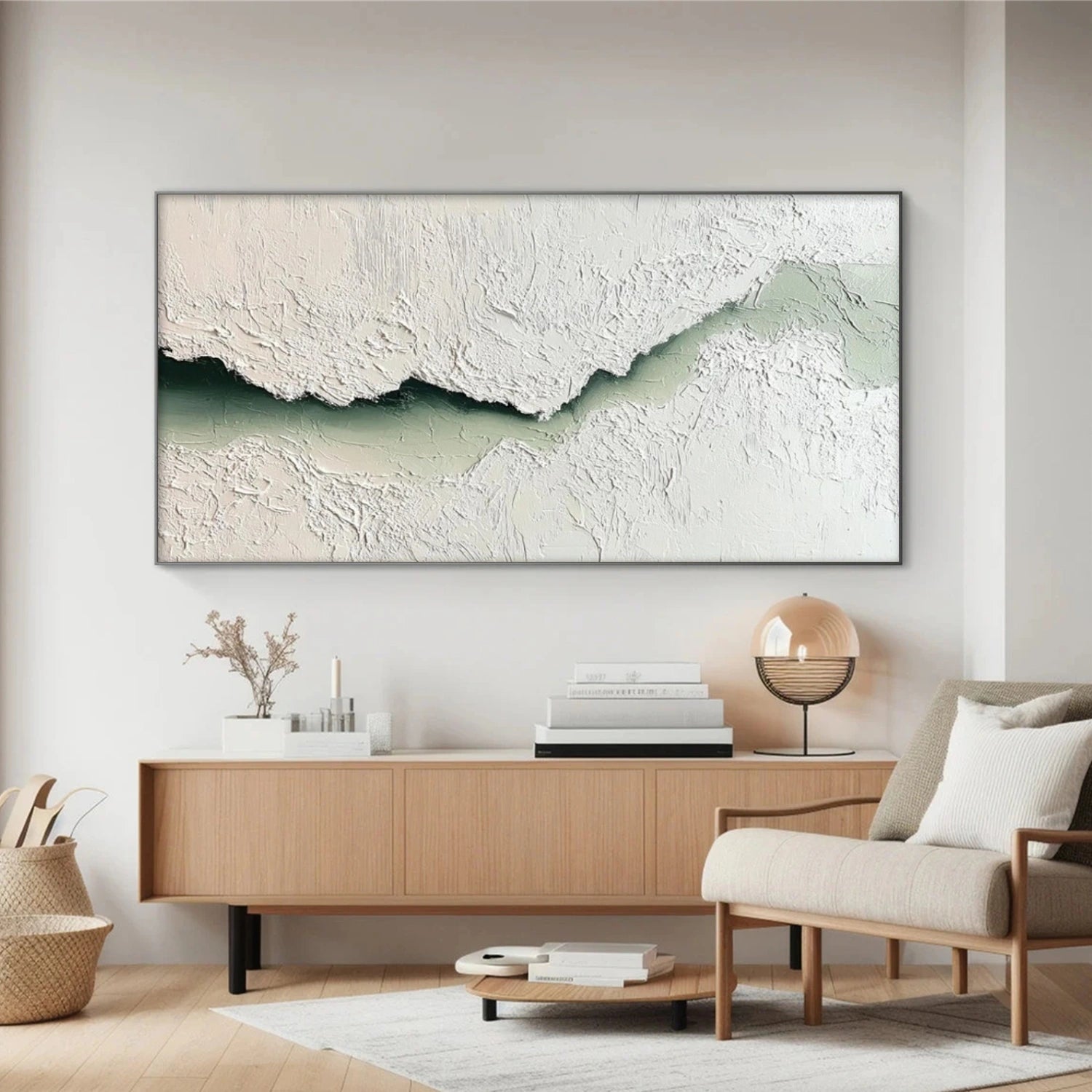 Ocean Abstract Textured Wall Art #OP052