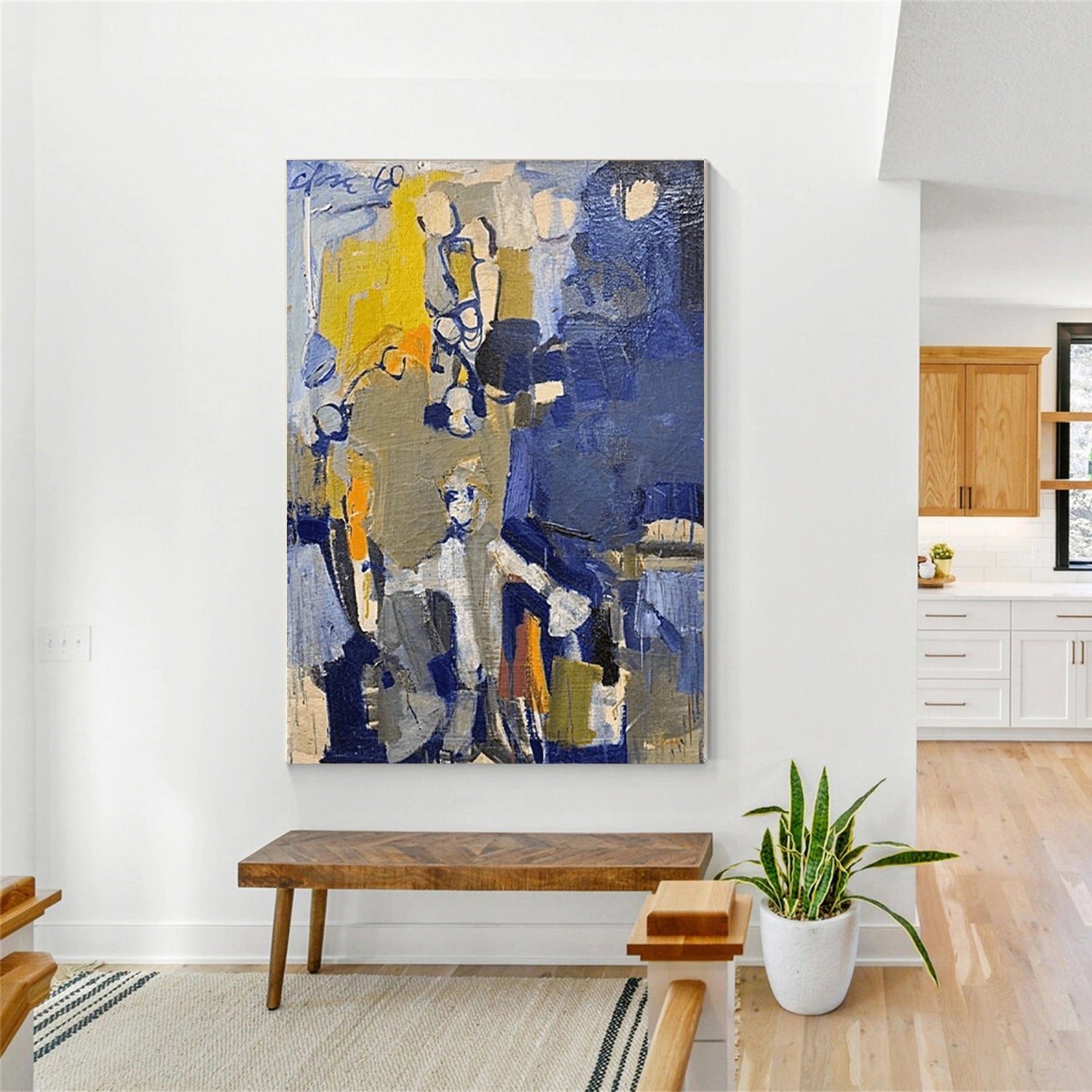 Colorful Abstract Canvas Wall art #AP206
