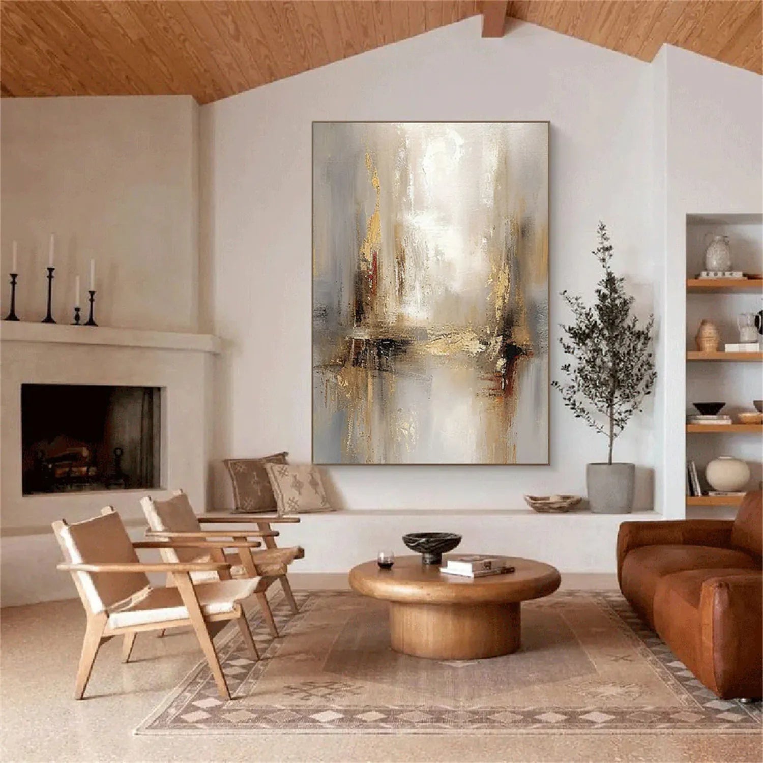 Abstract Painting Canvas #AP027