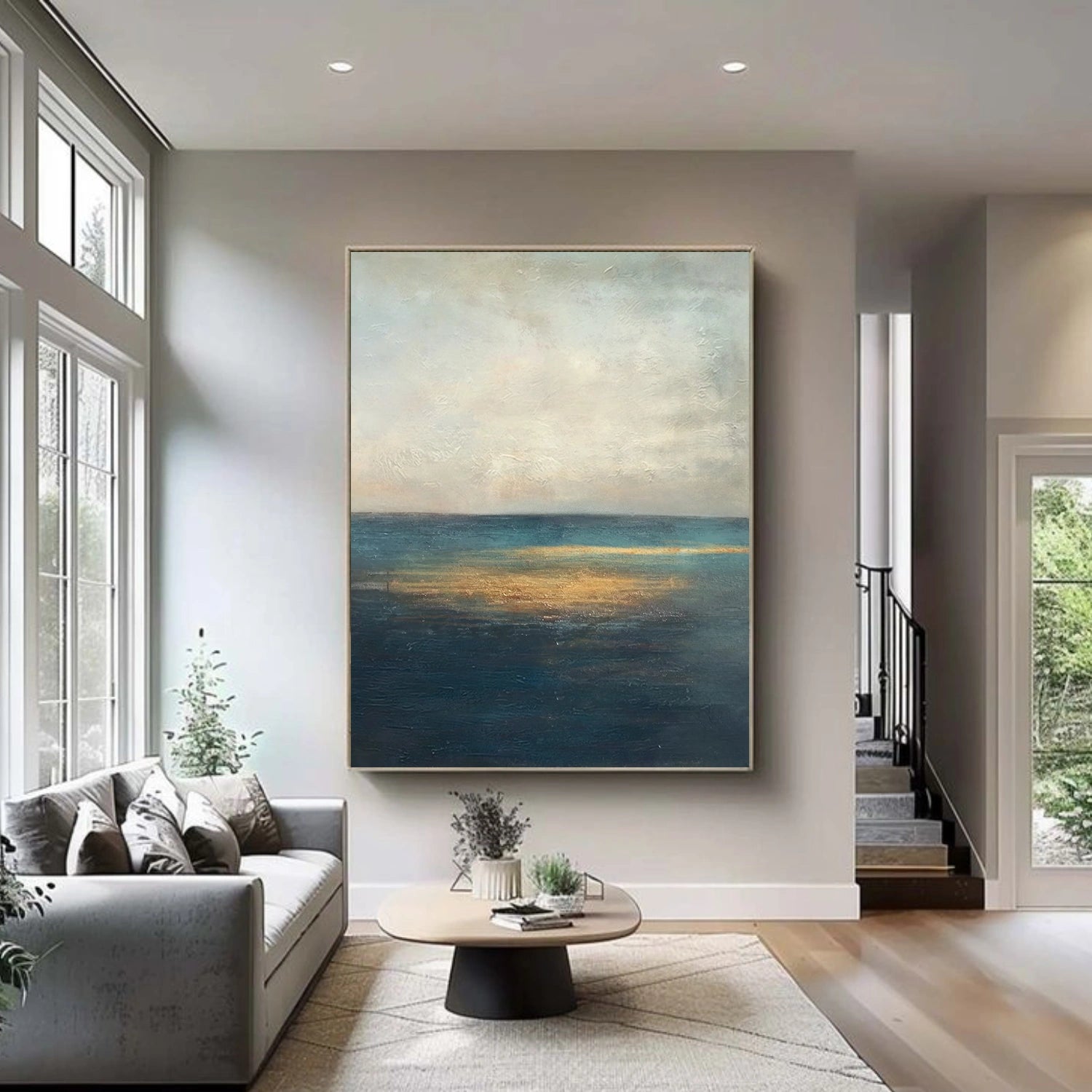 Abstract Canvas Wall Art #AP325