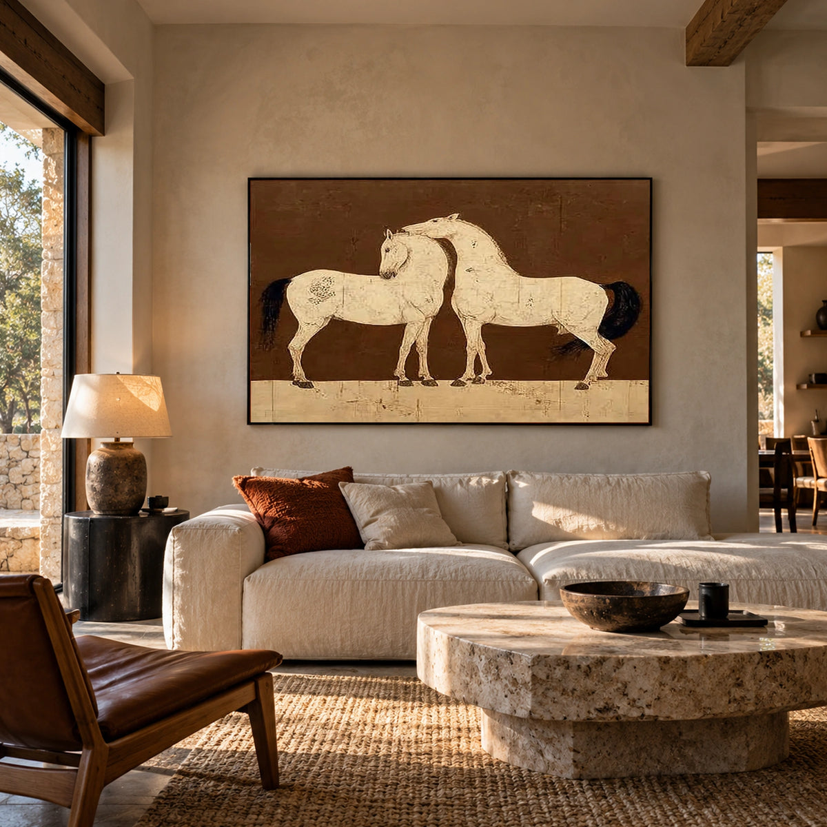 Abstract Animal Horse Wall Art #AC161