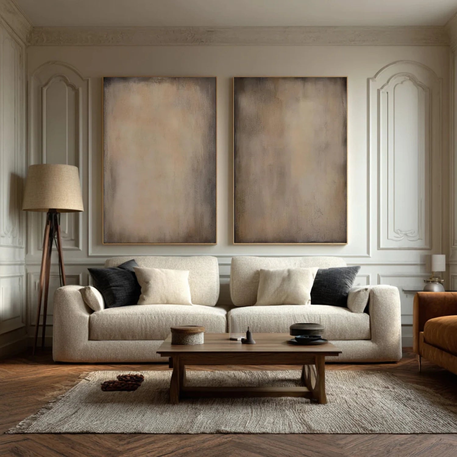 Abstract Canvas Wall Art Set of 2 #AP289