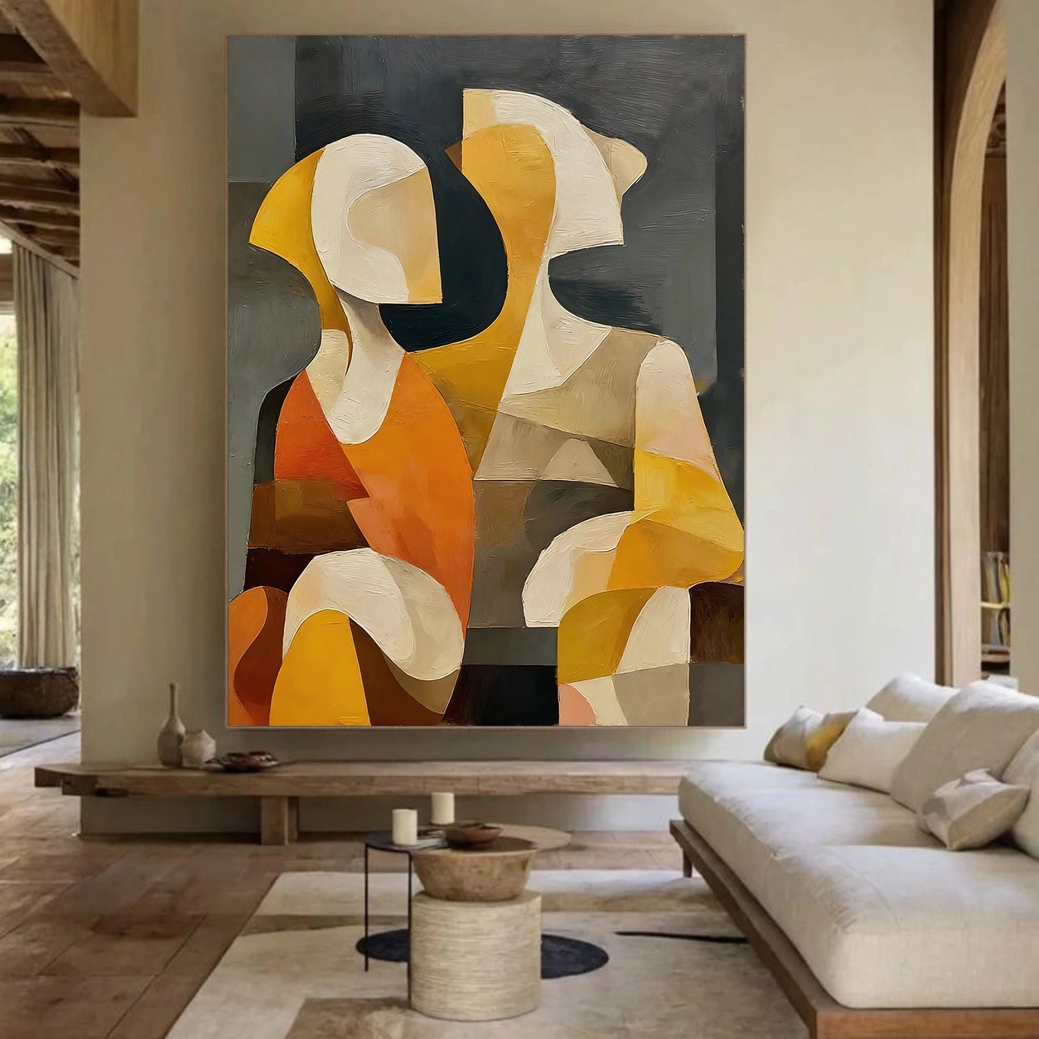 Abstract People Canvas Art #AE059