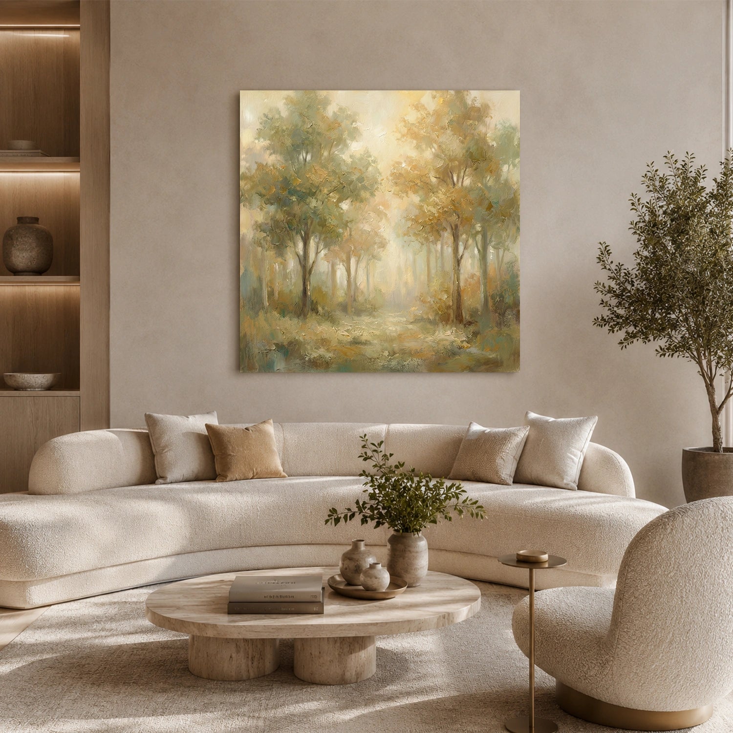 Tree Abstract Textured Wall Art #TP112
