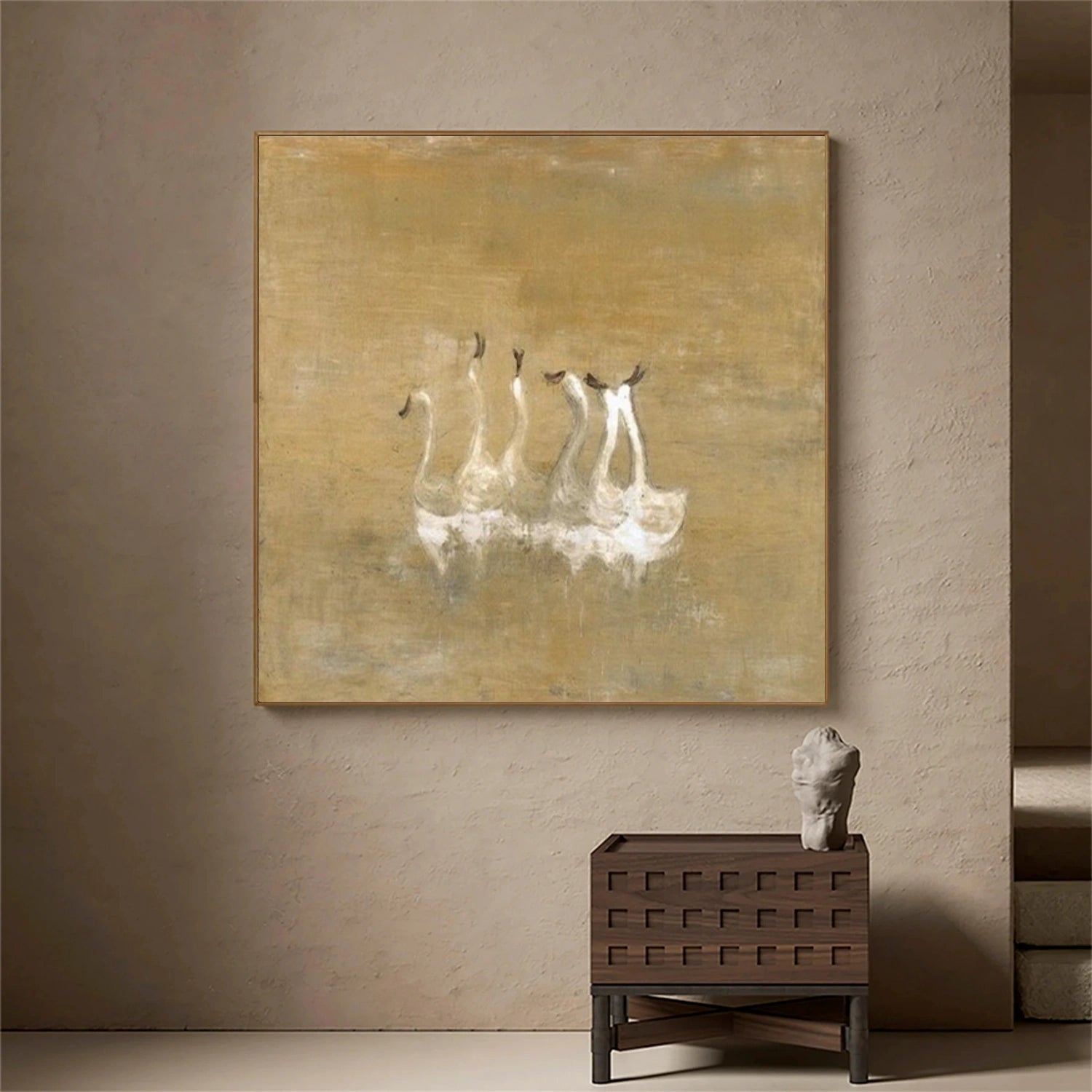 Abstract Animal Goose Wall Art #AC062