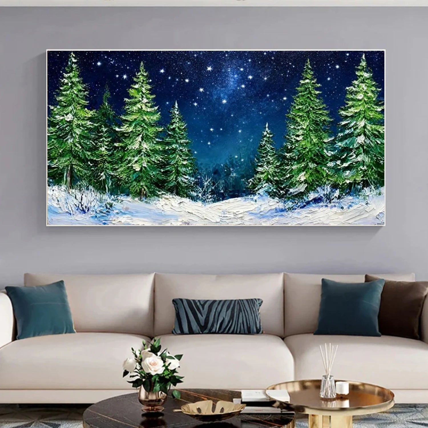 Tree Abstract Textured Wall Art #TP080