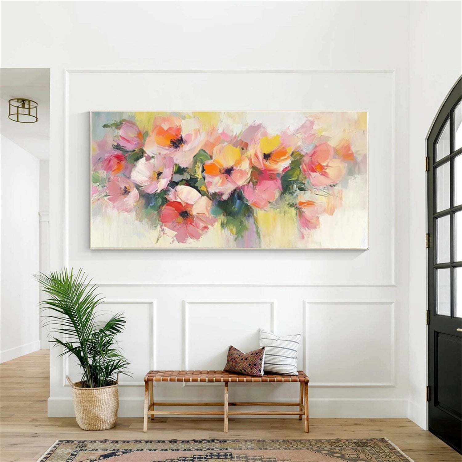 Colorful Flower Abstract Wall Art #FP166