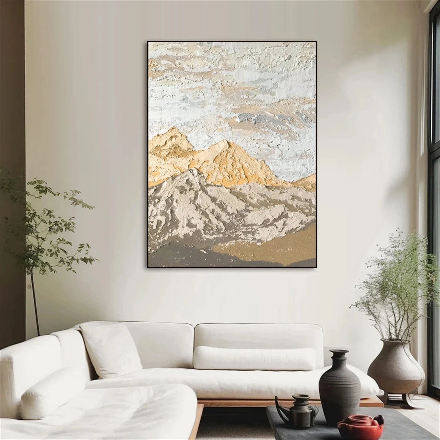 Mountain Textured Abstract Painting #MT005