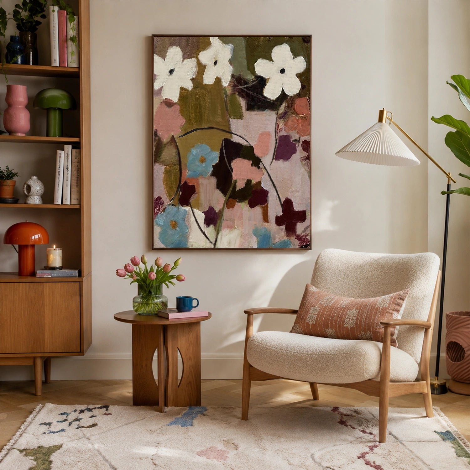 Flower Abstract Wall Art #FP201