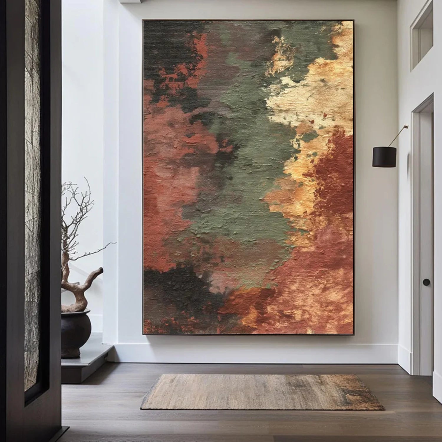 Abstract Canvas Wall Art #AP307