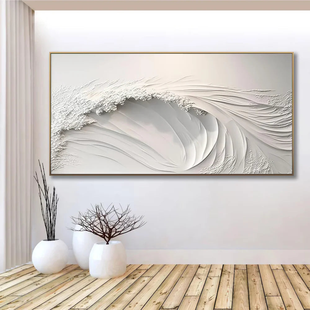 Ocean And Sky Textured Painting Canvas #OS035