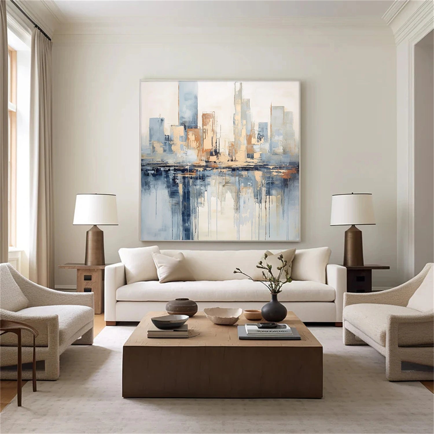 Abstract Painting Canvas #AP196