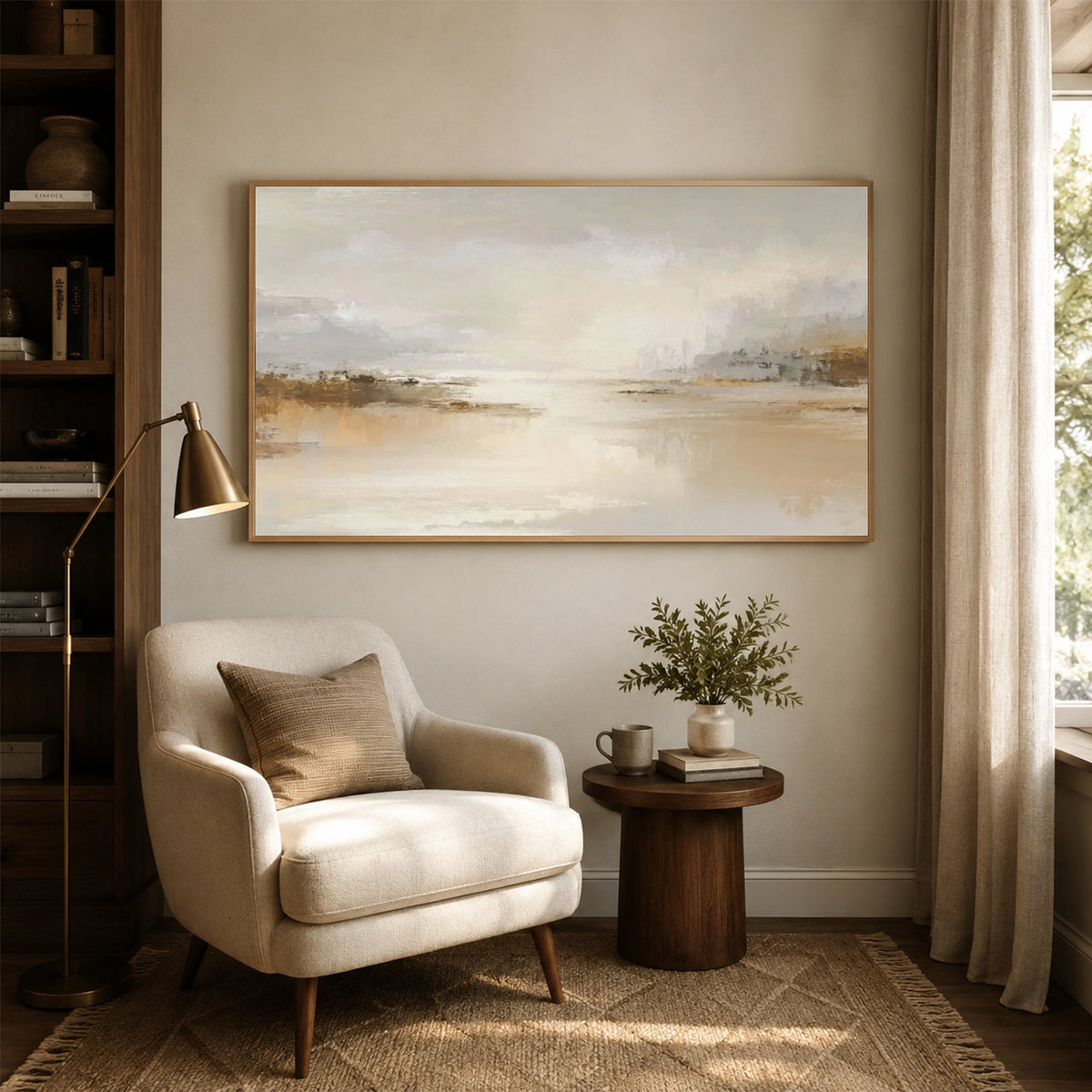 Abstract Canvas Wall Art #AP407