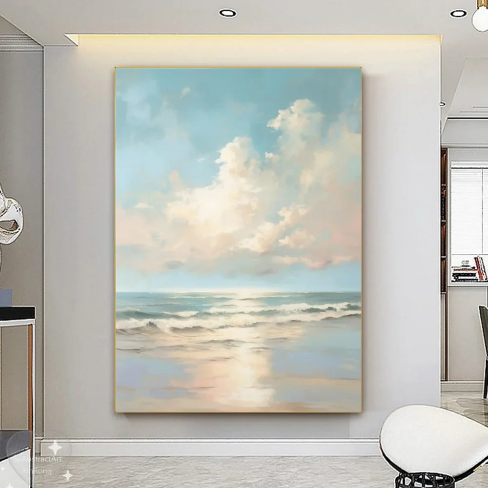 Ocean And Sky Painting Canvas #OS052