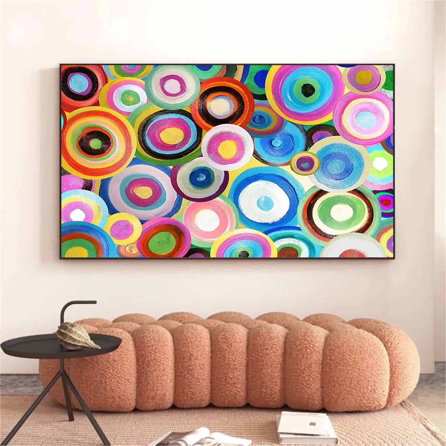 Colorful Abstract Painting Canvas #AP035