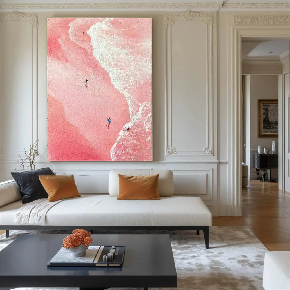 Ocean And Sky Textured Painting Canvas #OS037