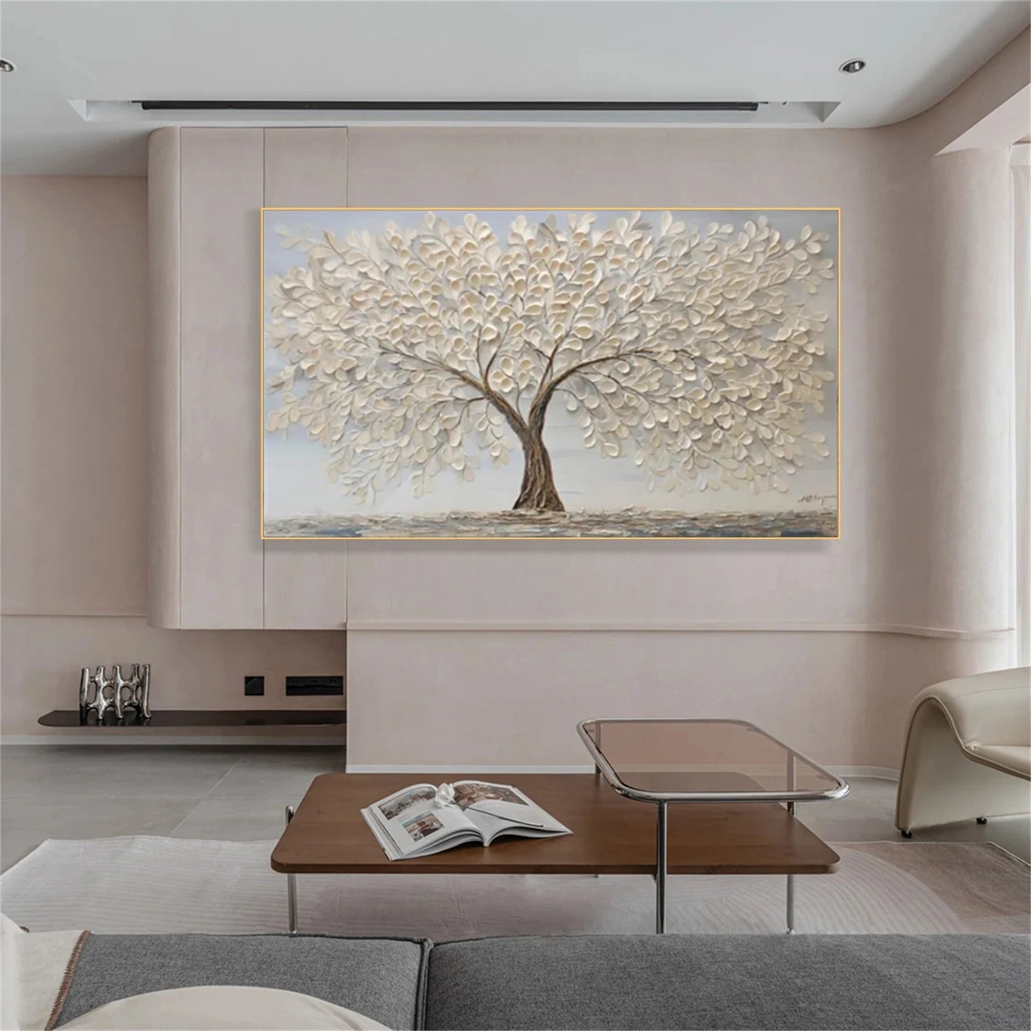 Tree Abstract Textured Wall Art #TP067