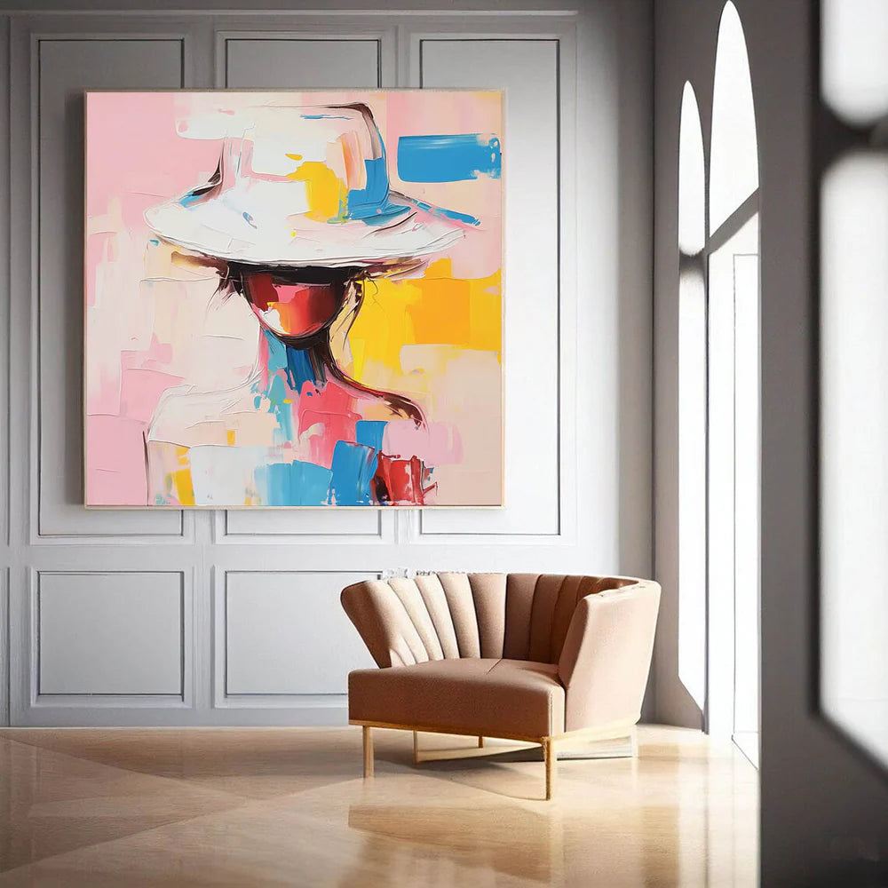 Abstract People Canvas Art #AE004