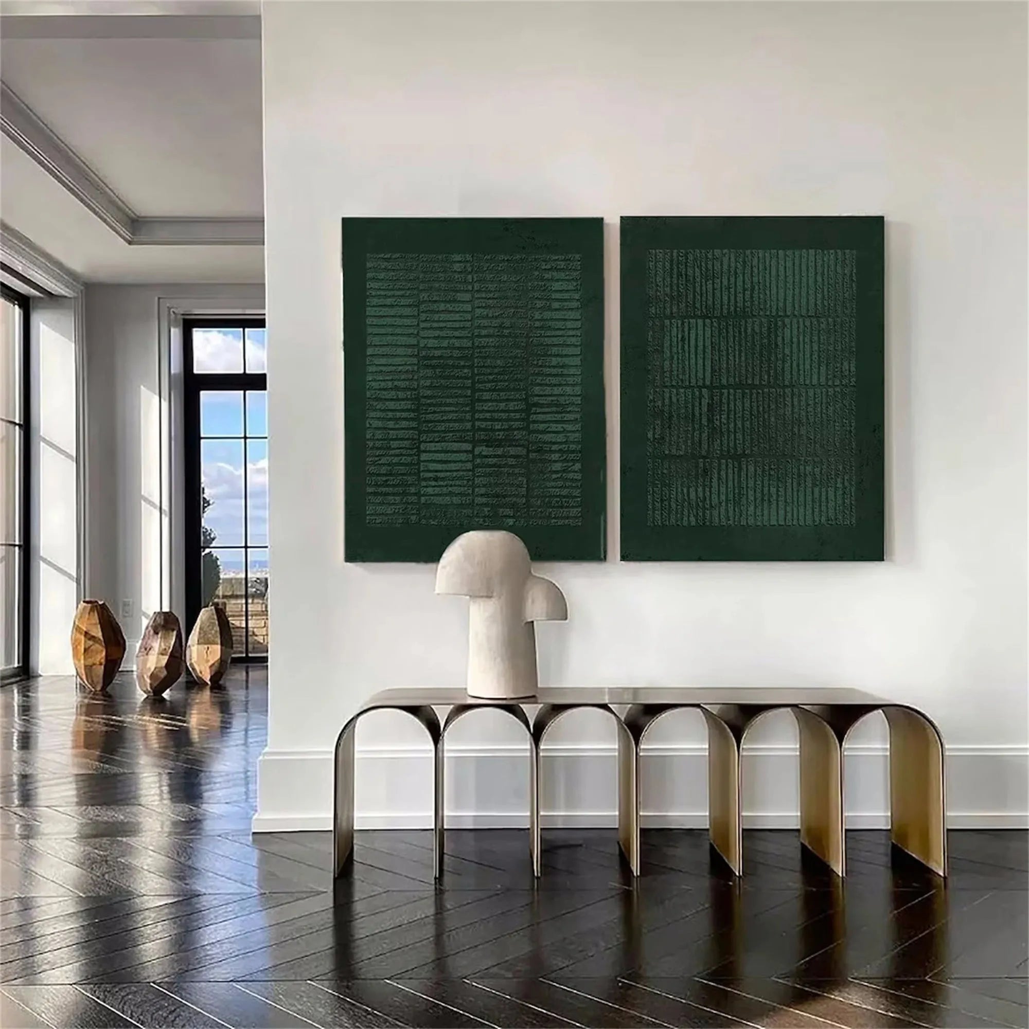 Wabi Sabi Texture Canvas Art Set of 2 #WS017