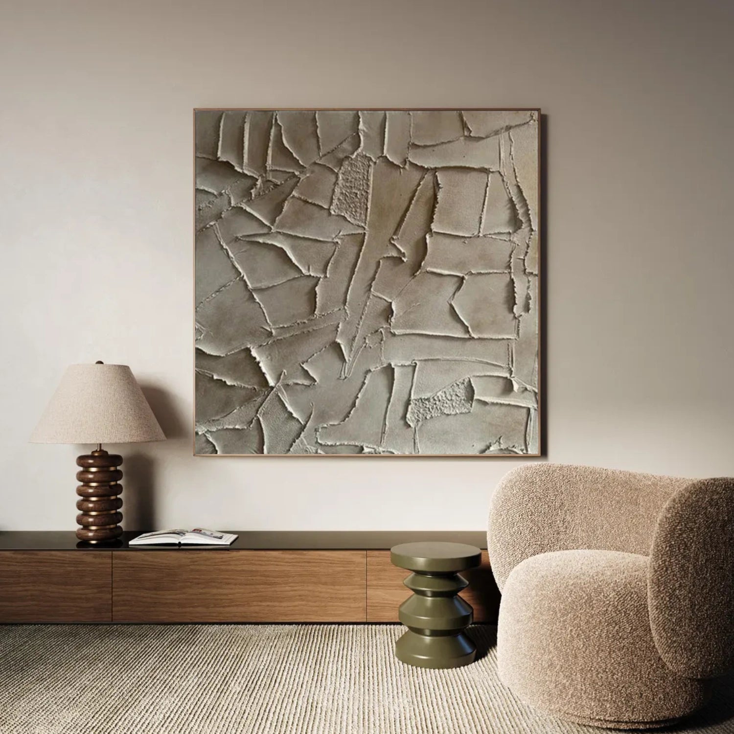 Abstract Textured Wall Art #AT136