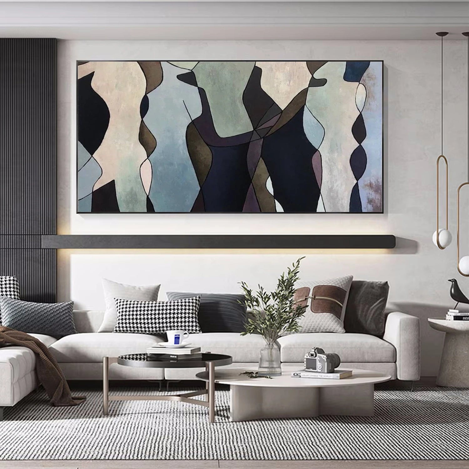Abstract People Canvas Art #AE035
