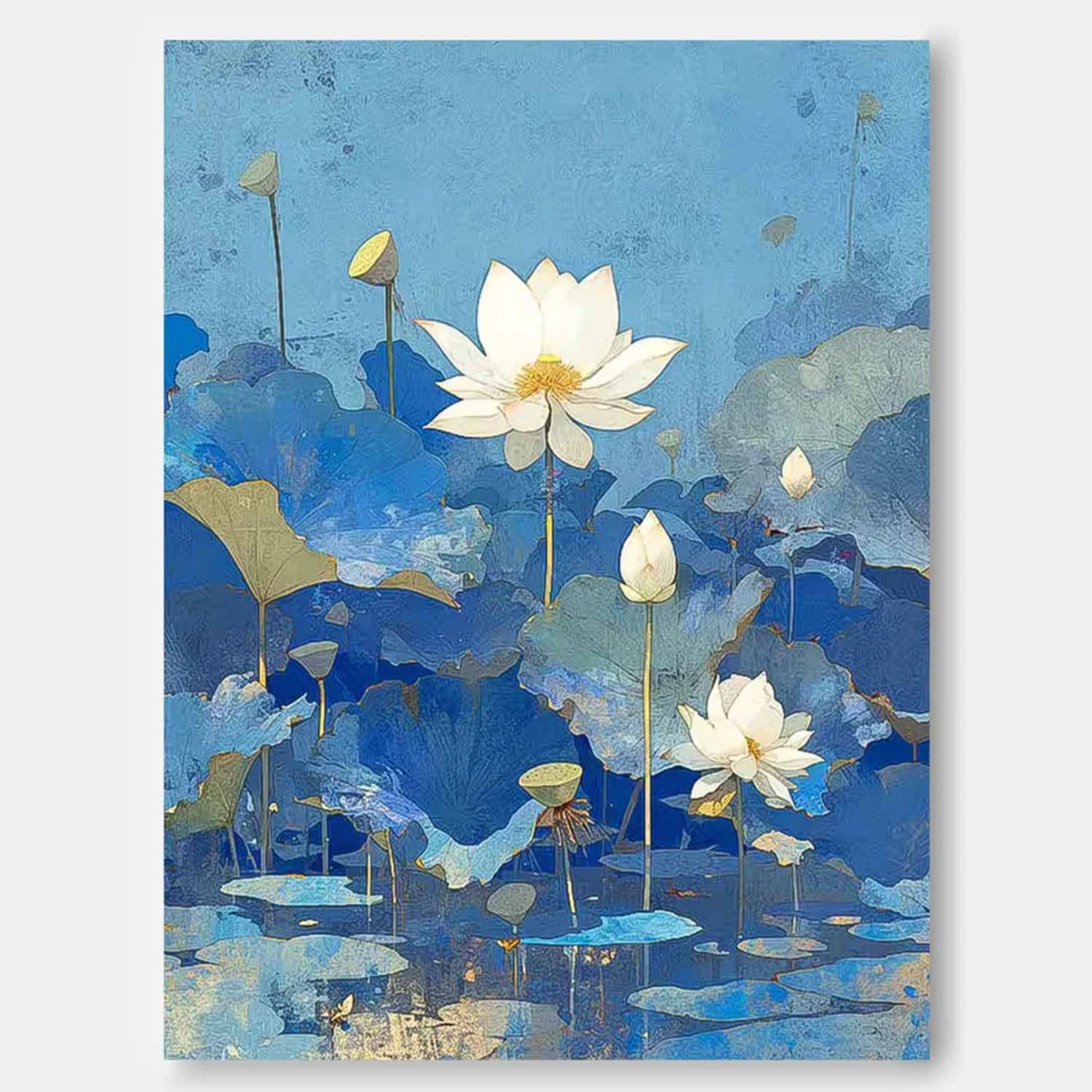 Flower Painting Canvas #FP075