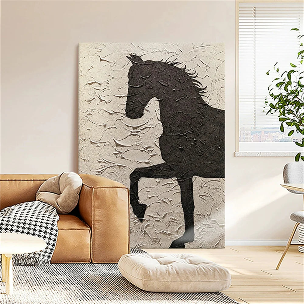 Animal Textured Canvas Art Painting #AC021
