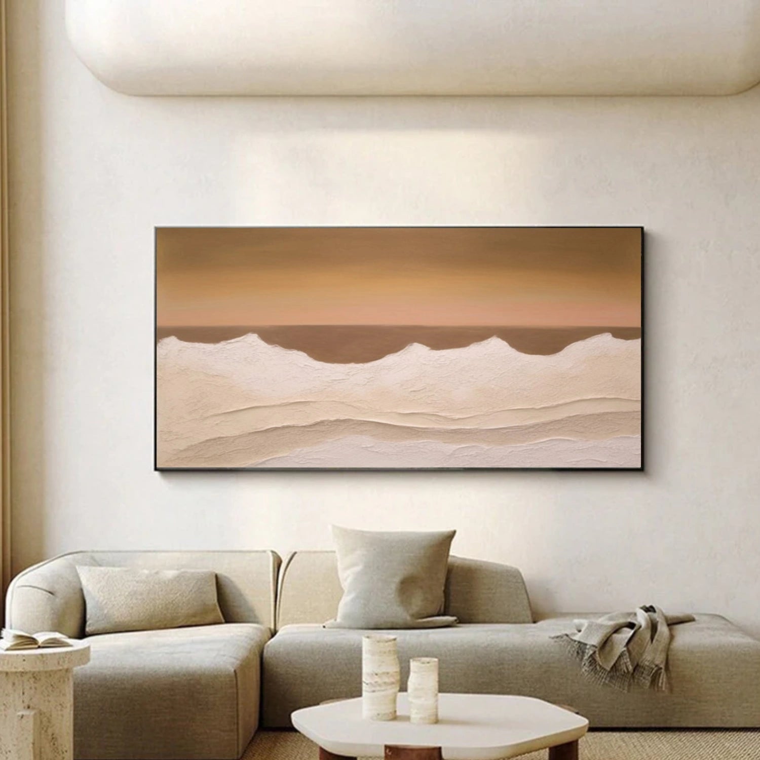 Ocean Abstract Textured Wall Art #OP070