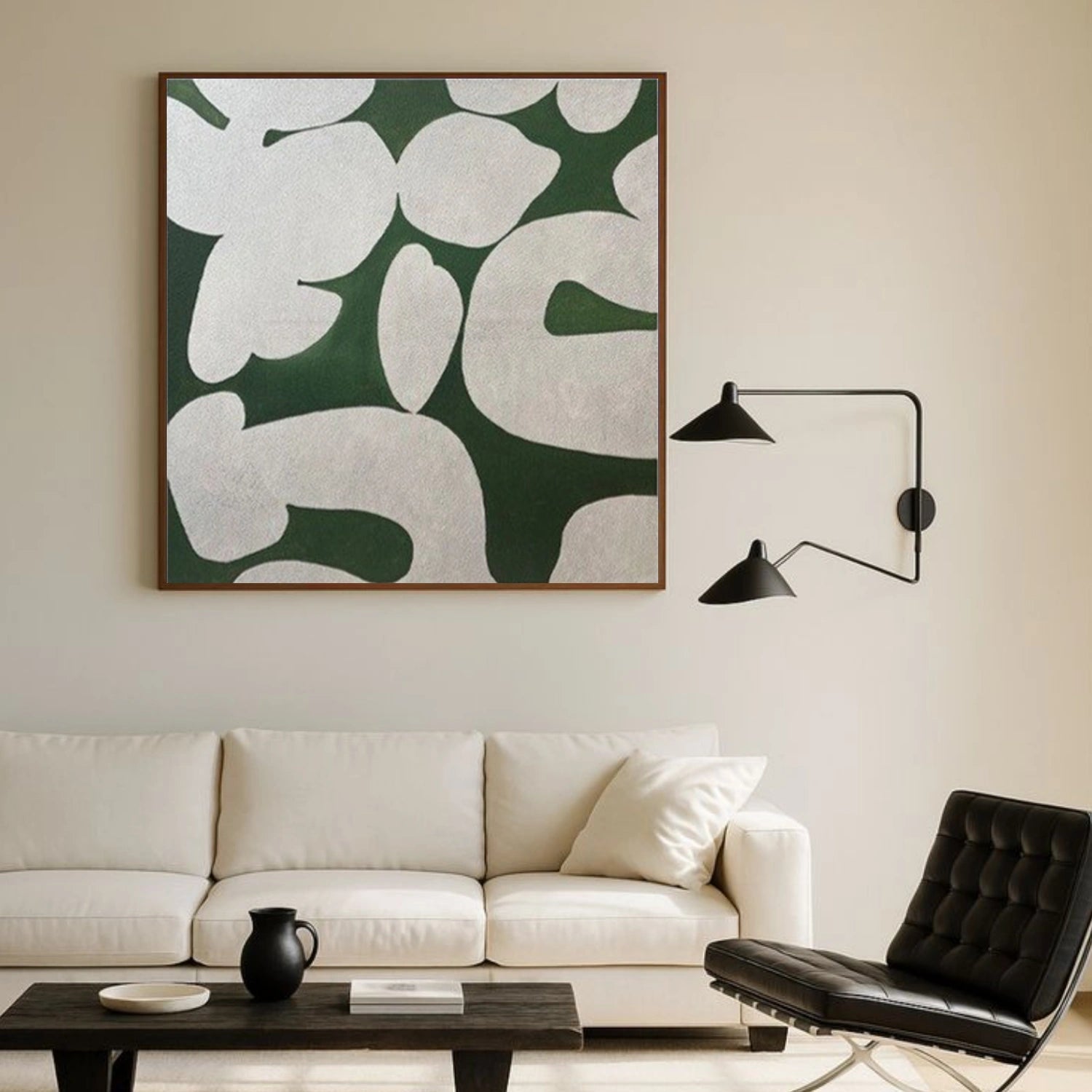 Green Wabi Sabi Canvas Art #WS116