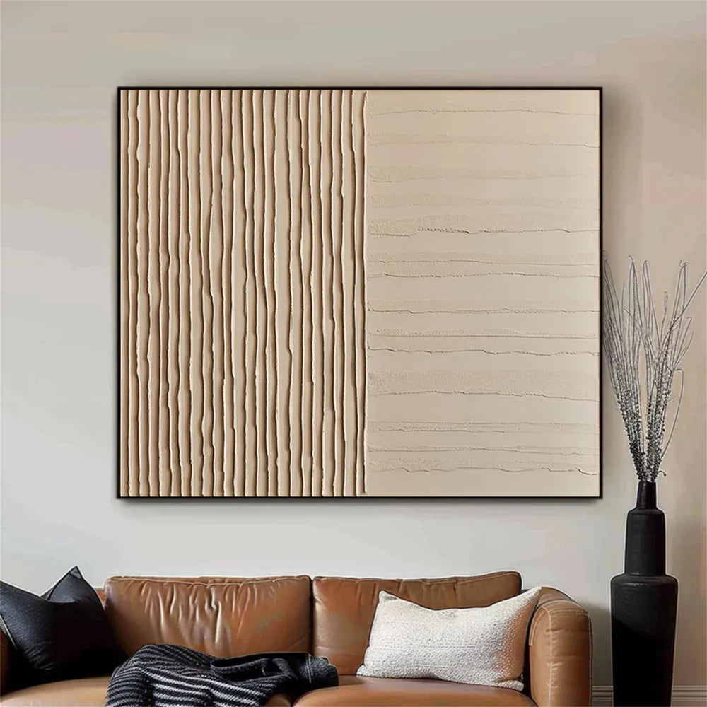 Wabi Sabi Textured Canvas Art #WS027