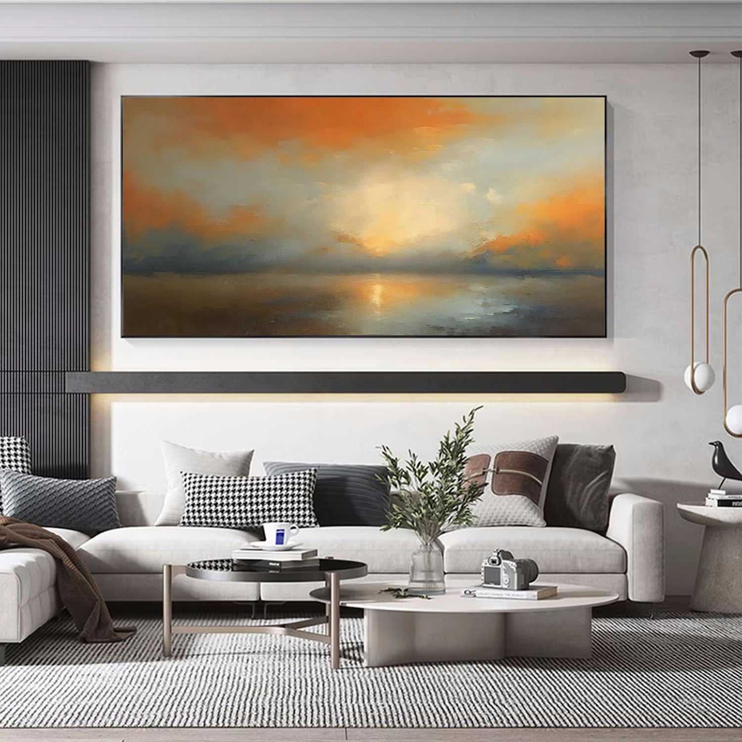 Abstract Canvas Wall Art #AP231