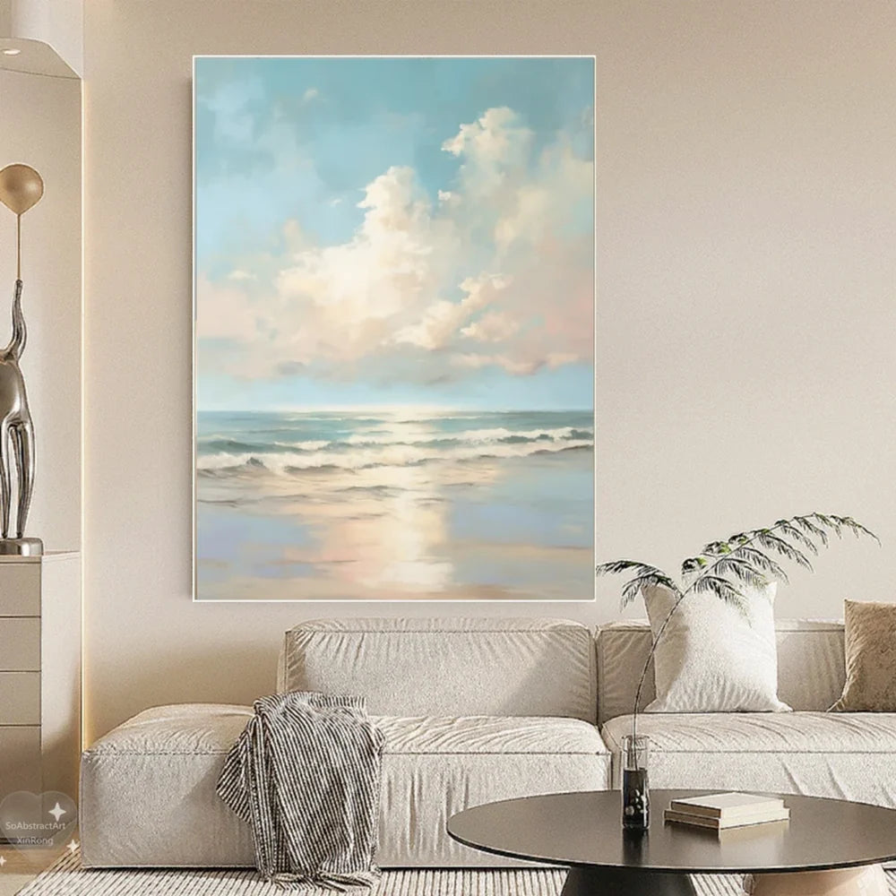 Ocean And Sky Painting Canvas #OS052