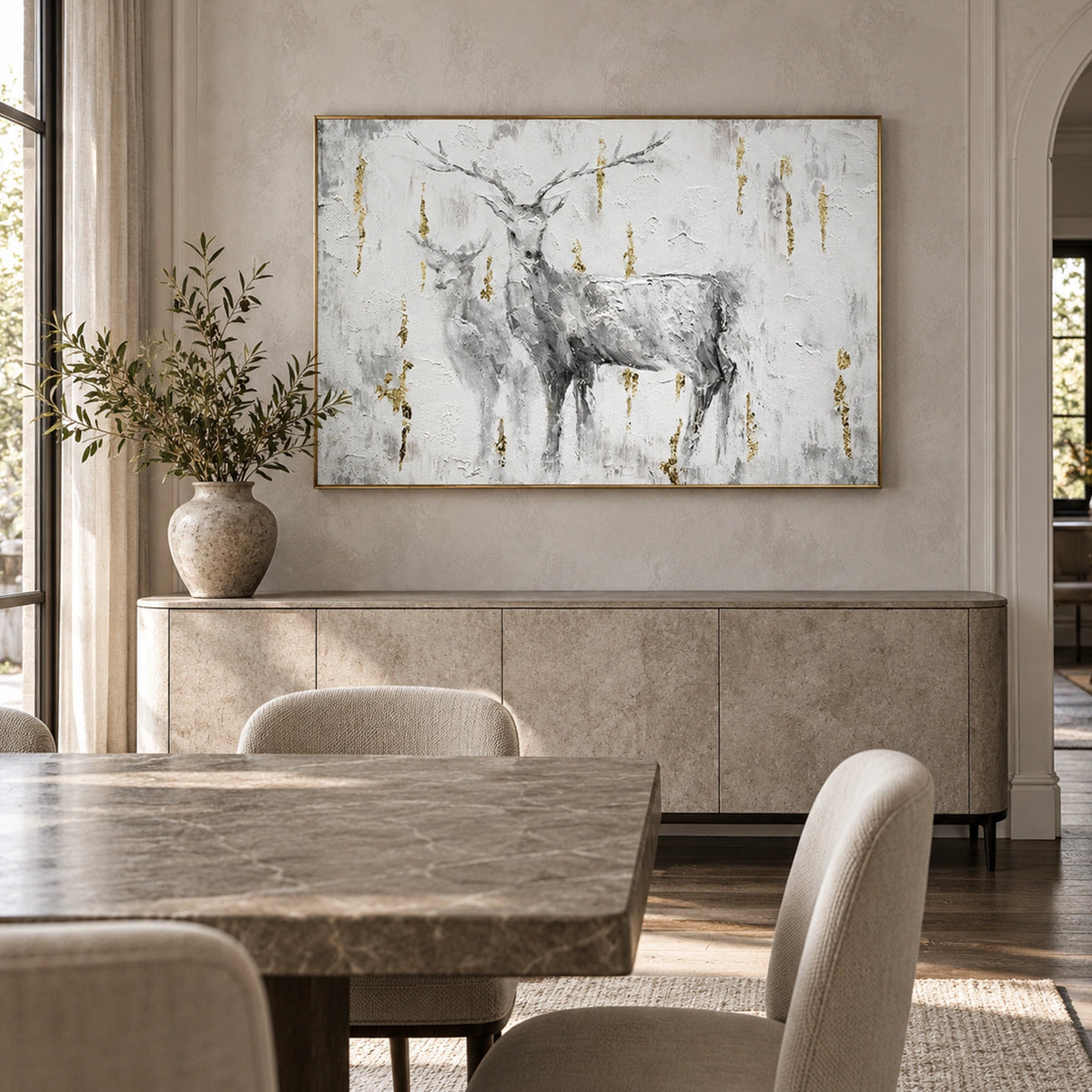 Abstract Animal Textured Wall Art #AC160