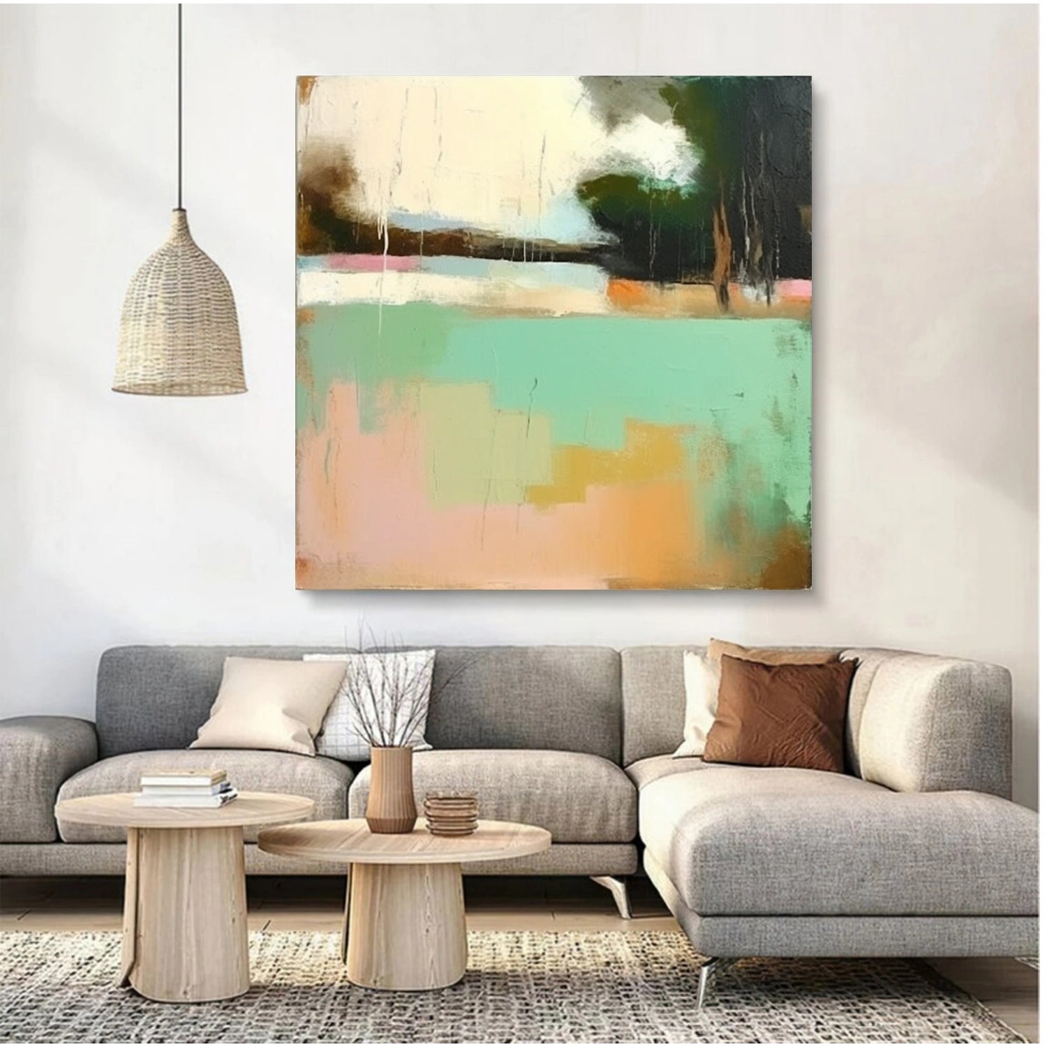 Colorful Abstract Canvas Wall Art #AP252