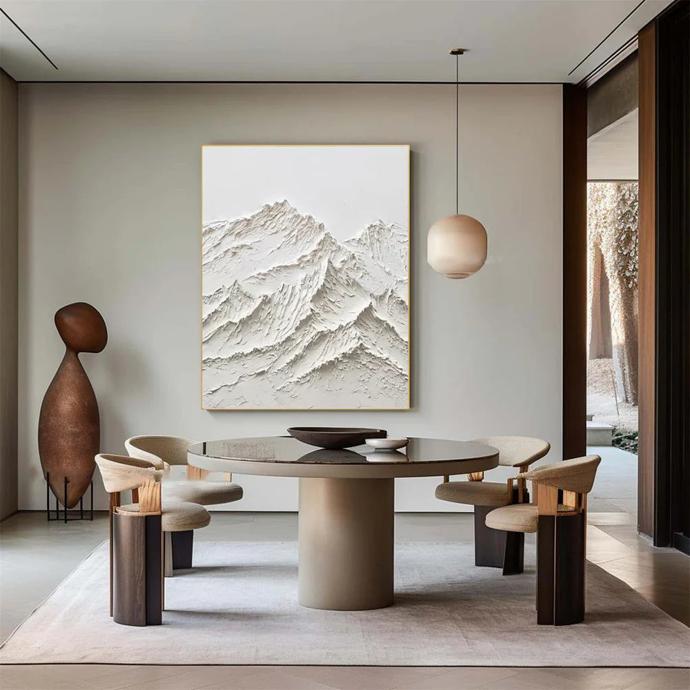 Mountain Textured Canvas Art #MO012