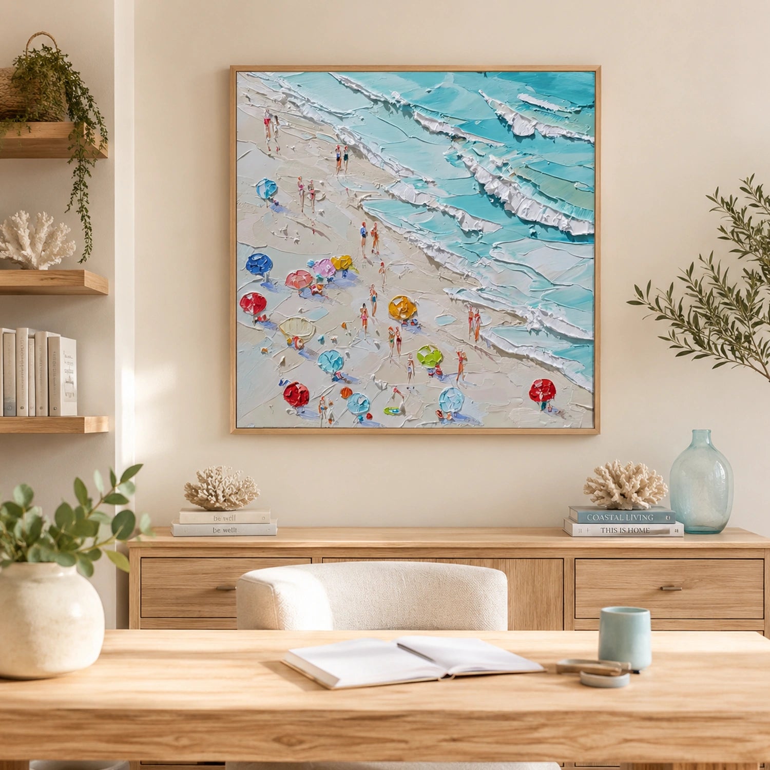 Ocean Abstract Textured Wall Art #OP081