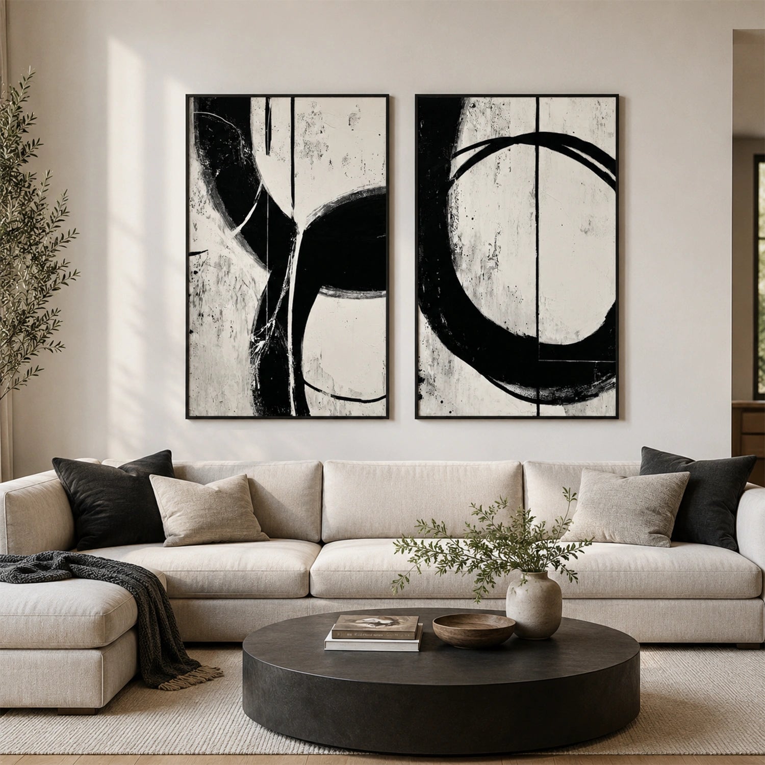 Wabi Sabi Canvas Art Set of 2 #WS150