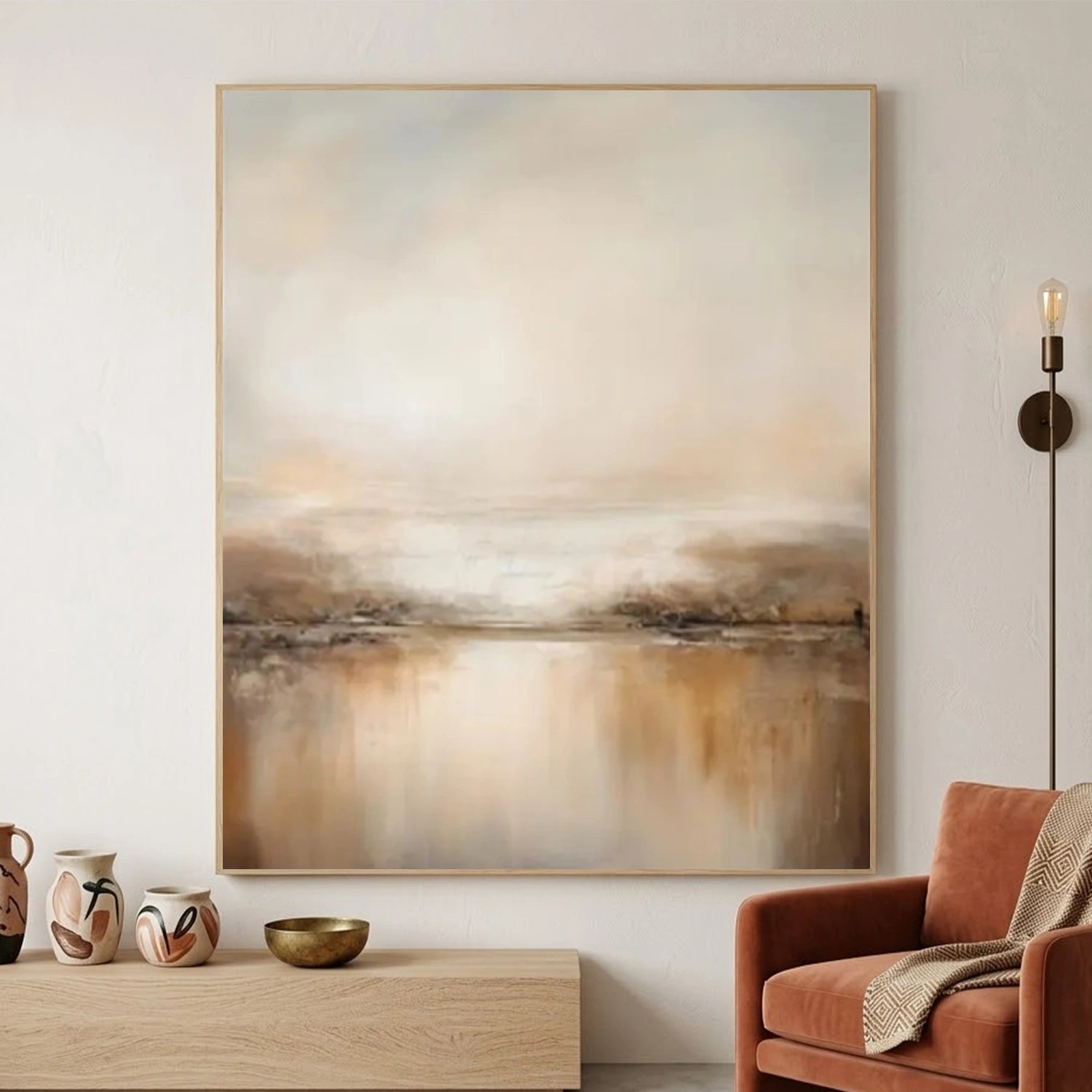 Abstract Canvas Wall Art #AP389