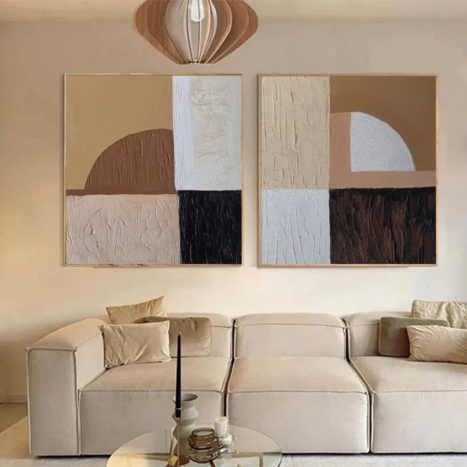 Wabi Sabi Canvas Art Set of 2 #WS066